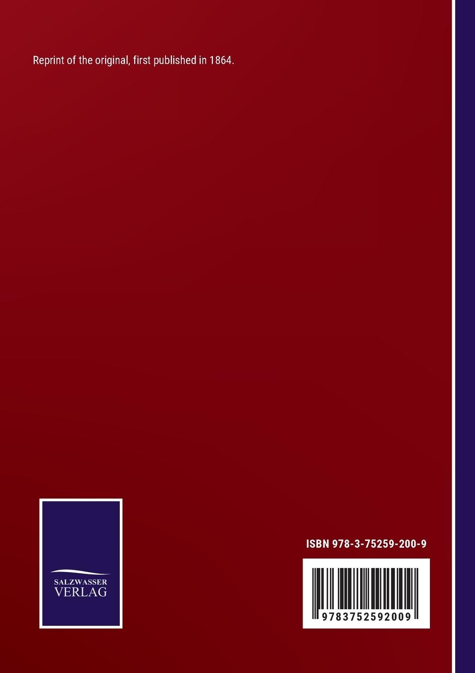 Rückseitencover Frank Foresters Field Sports of the United States and British Provinces of North America