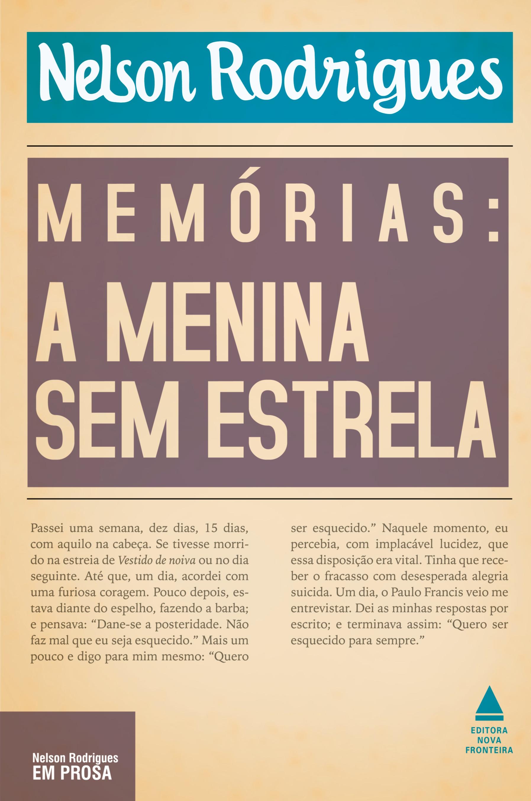 Vorderes Coverbild Memórias: a menina sem estrela