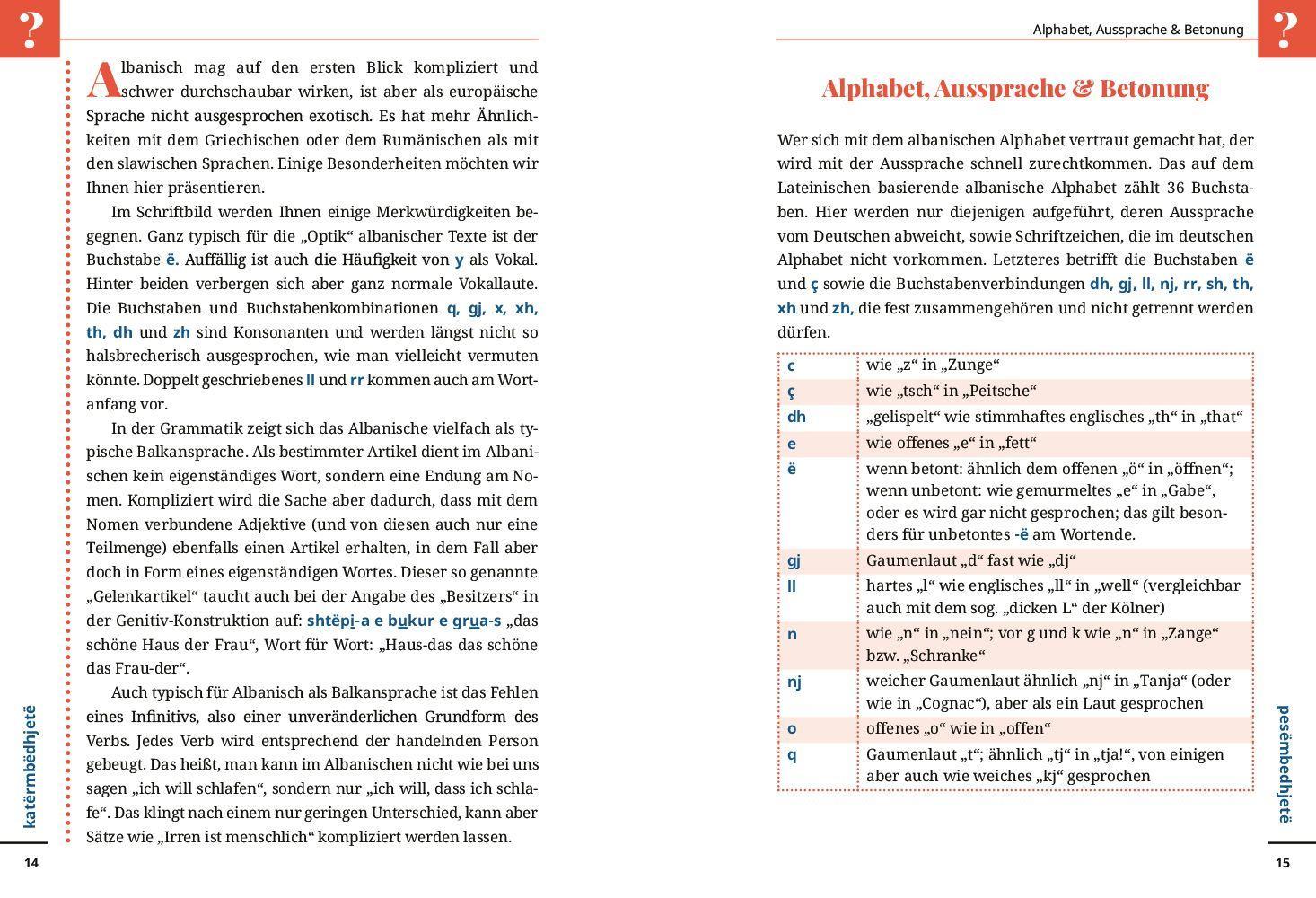 Beispielinhalt (Bild) Albanisch - Wort für Wort
