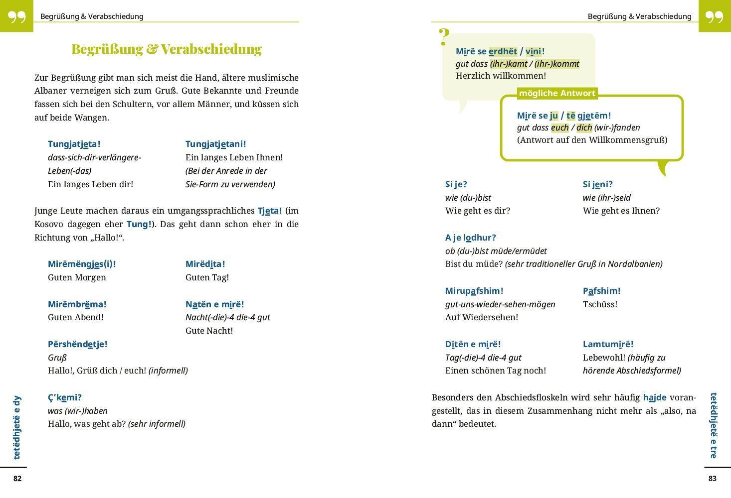 Beispielinhalt (Bild) Albanisch - Wort für Wort