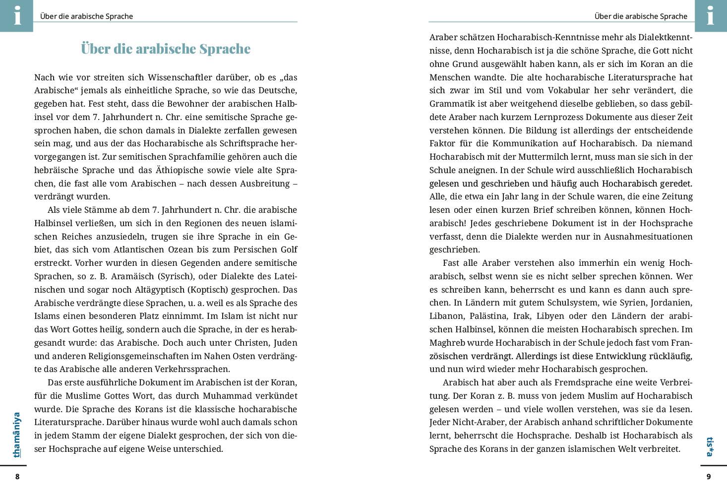 Beispielinhalt (Bild) Reise Know-How Sprachführer  Hocharabisch - Wort für Wort