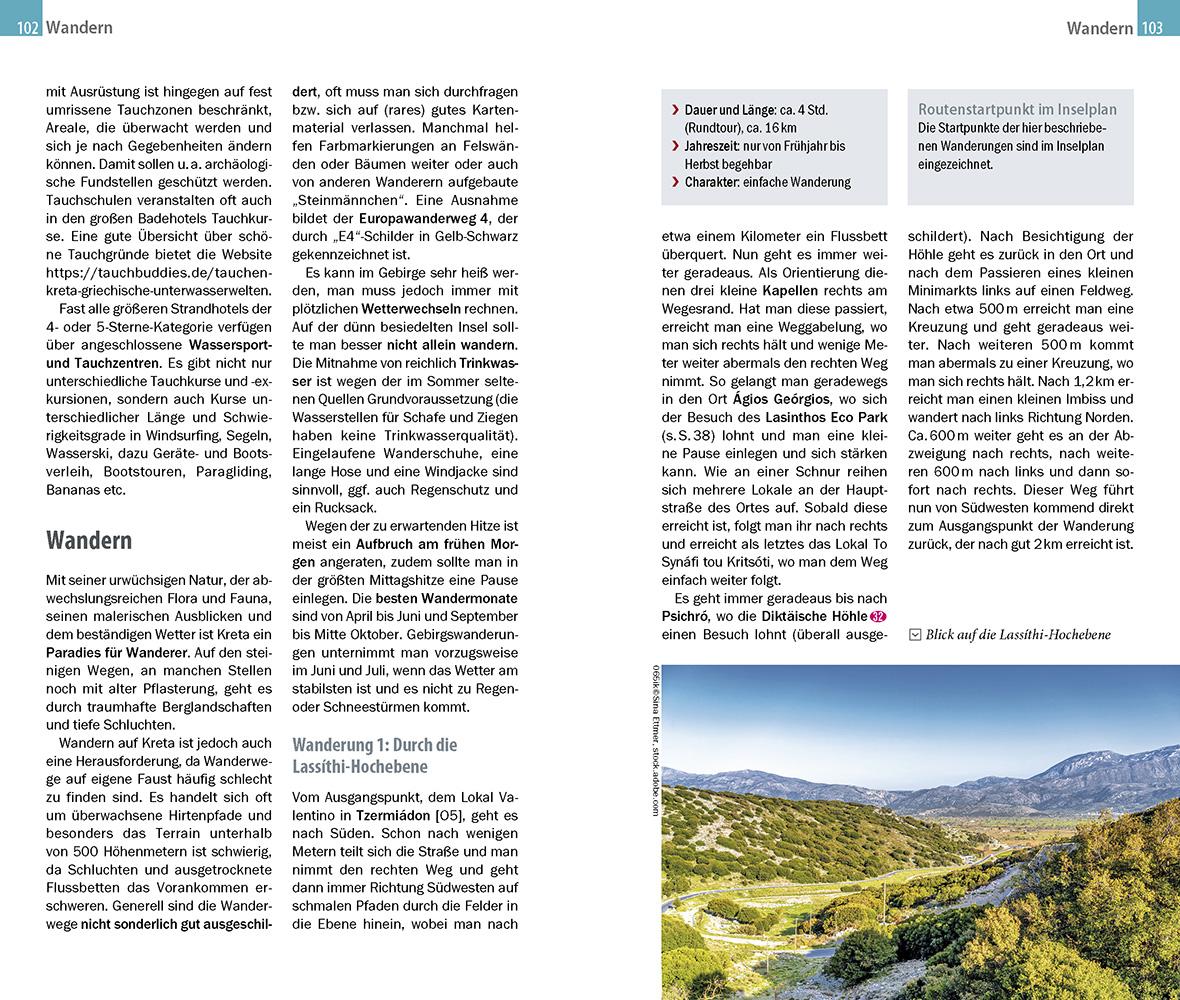 Beispielinhalt (Bild) Reise Know-How InselTrip Kreta
