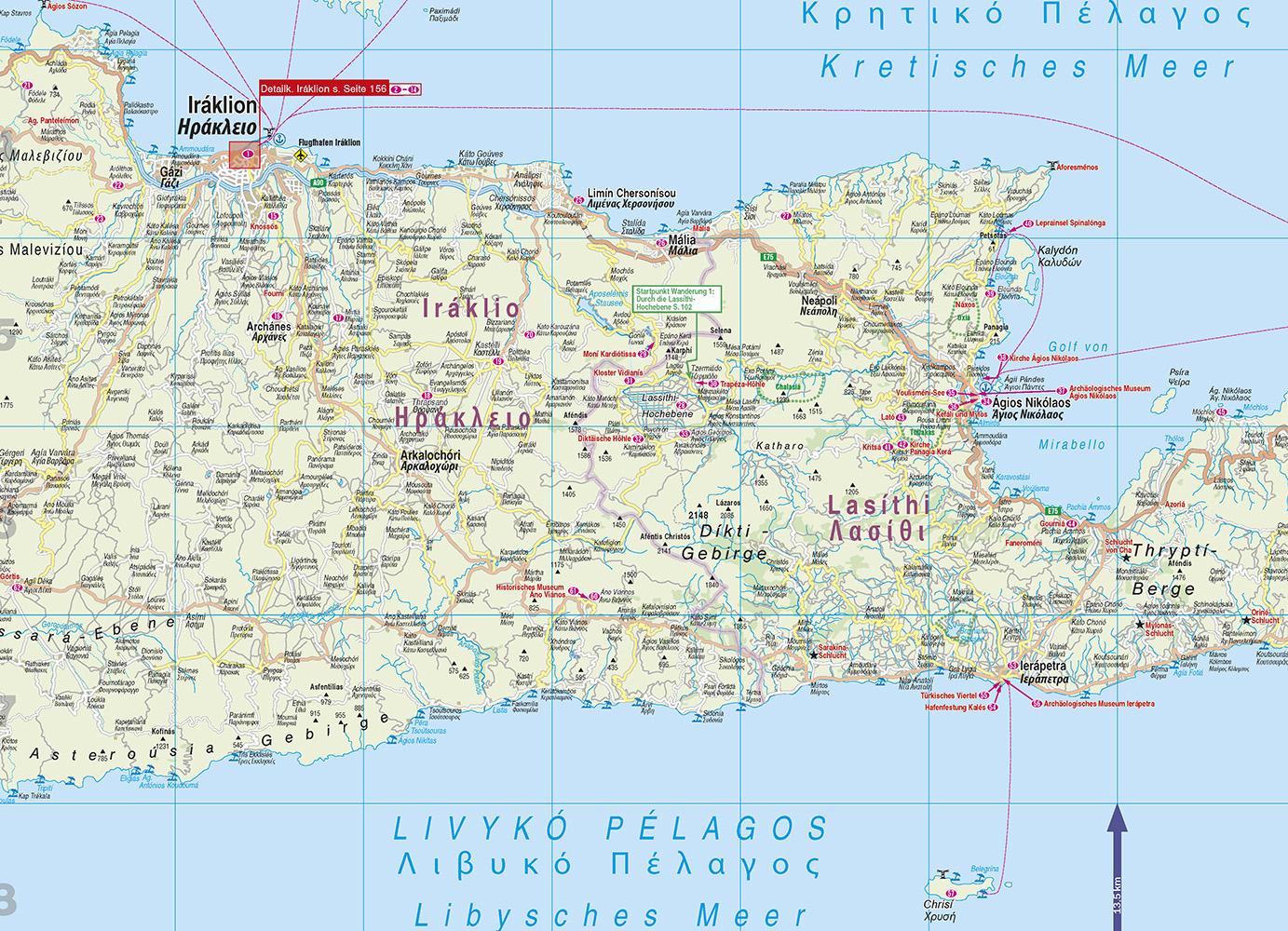 Beispielinhalt (Bild) Reise Know-How InselTrip Kreta