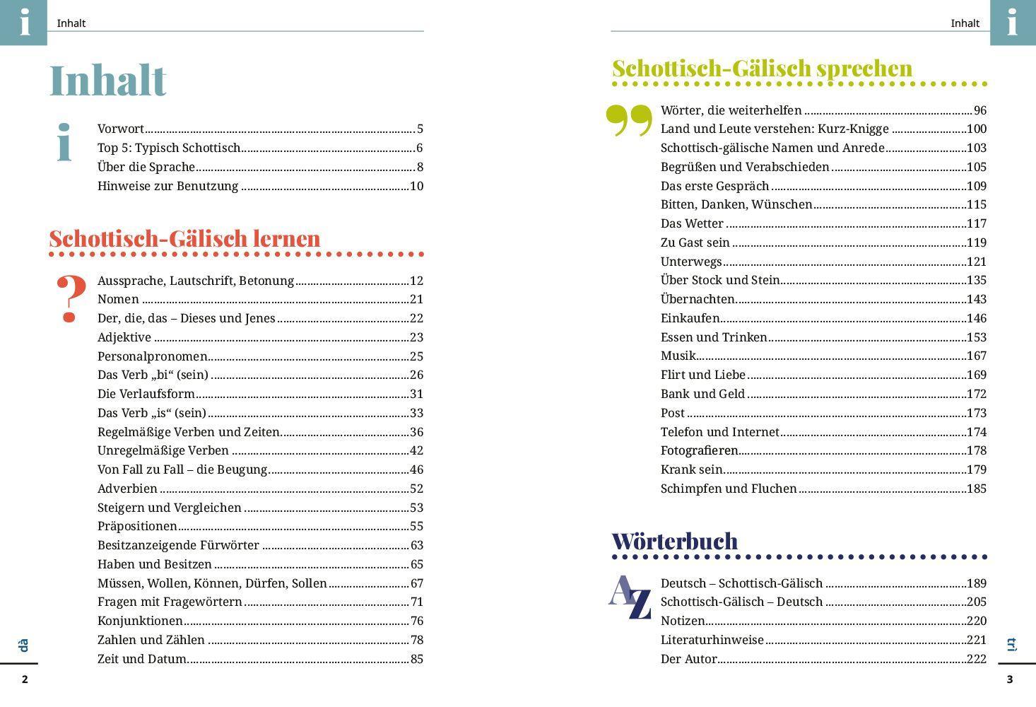 Beispielinhalt (Bild) Schottisch-Gälisch - Wort für Wort