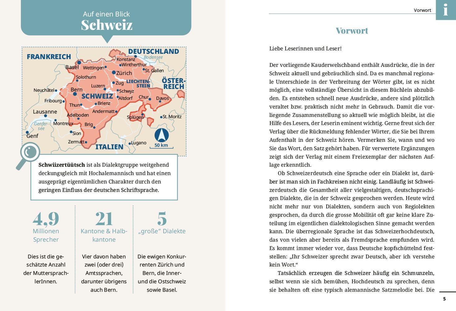Beispielinhalt (Bild) Schwiizertüütsch - das Deutsch der Eidgenossen