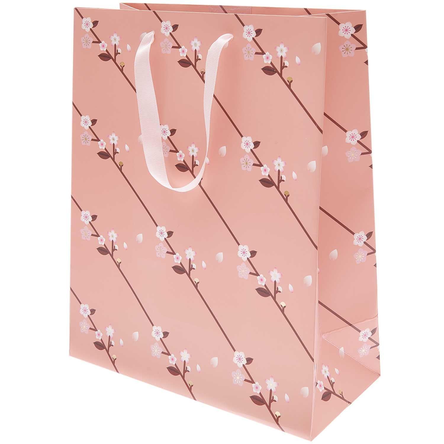 Vorderes Coverbild Geschenktüte Sakura Sakura, Kirschblütengirlande, L, FSC MIX