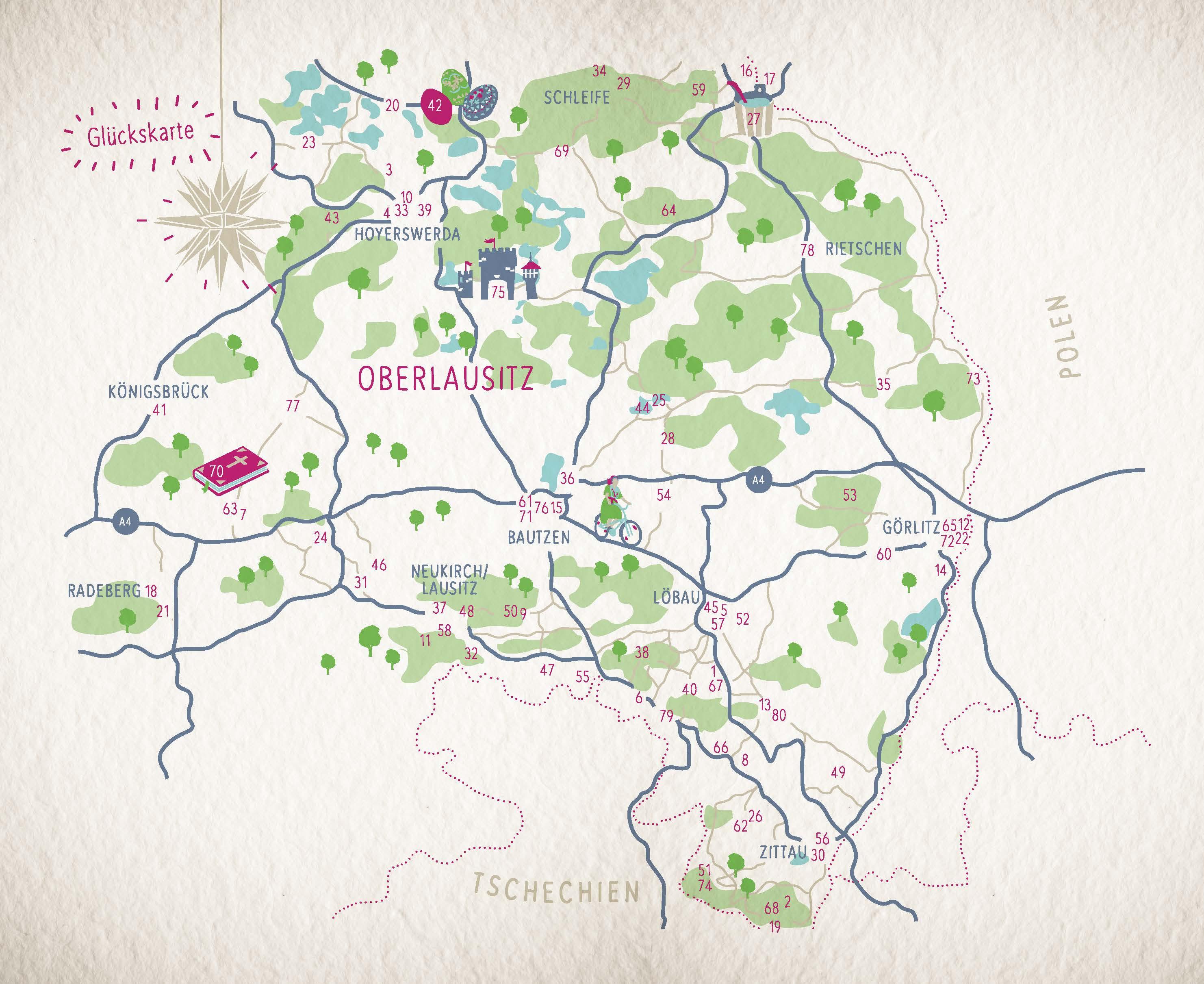 Beispielinhalt (Bild) Glücksorte in der Oberlausitz
