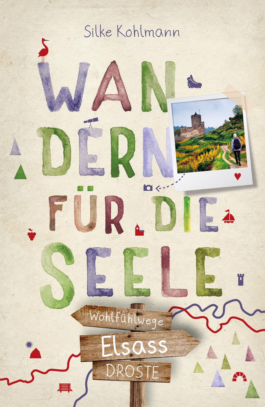 Vorderes Coverbild Elsass. Wandern für die Seele