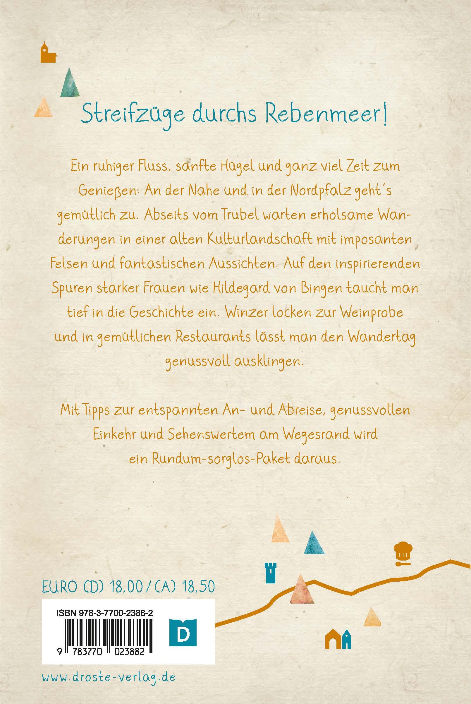 Rückseitencover Nahe - Mit Nordpfälzer Bergland. Wandern für die Seele