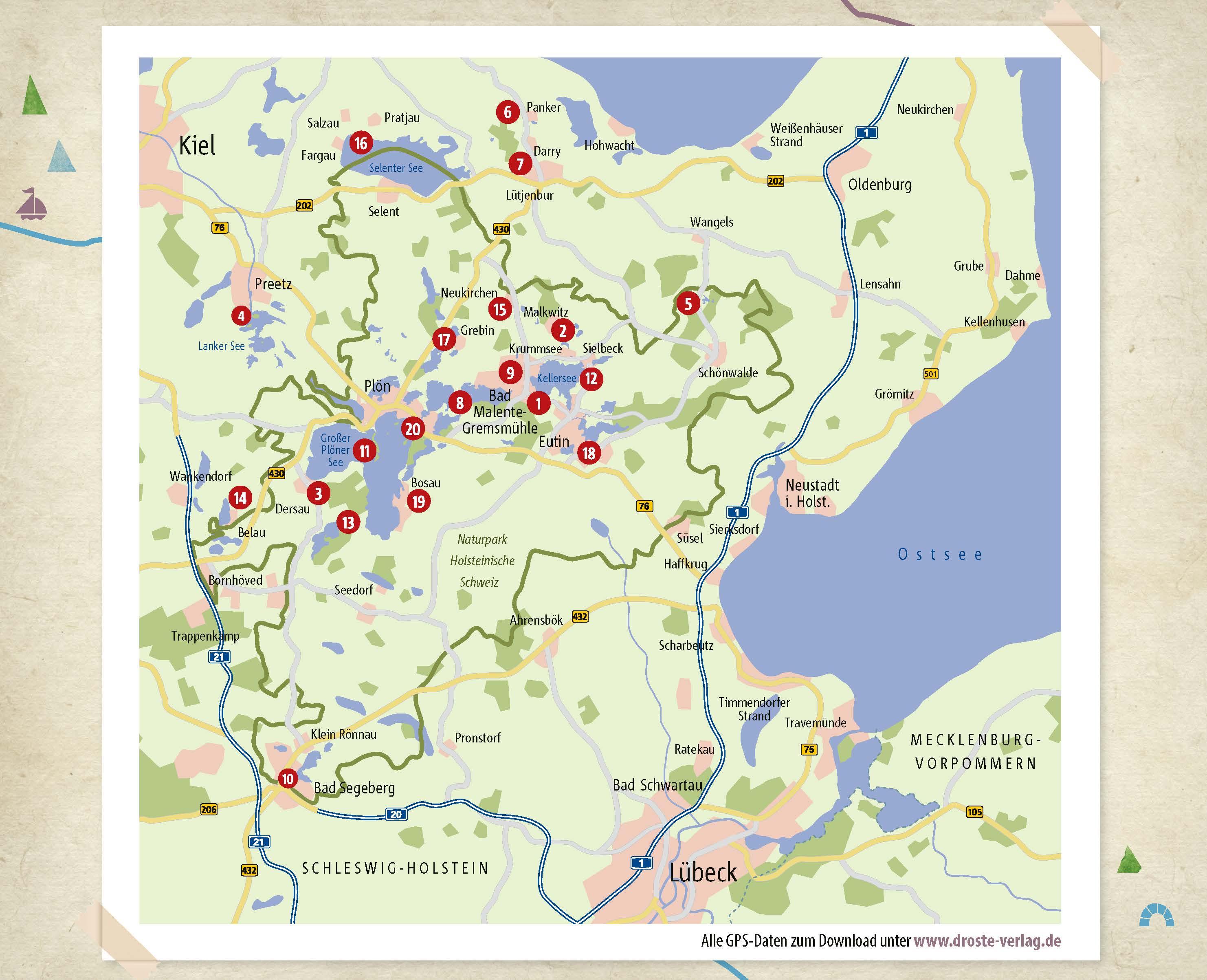 Beispielinhalt (Bild) Holsteinische Schweiz. Wandern für die Seele