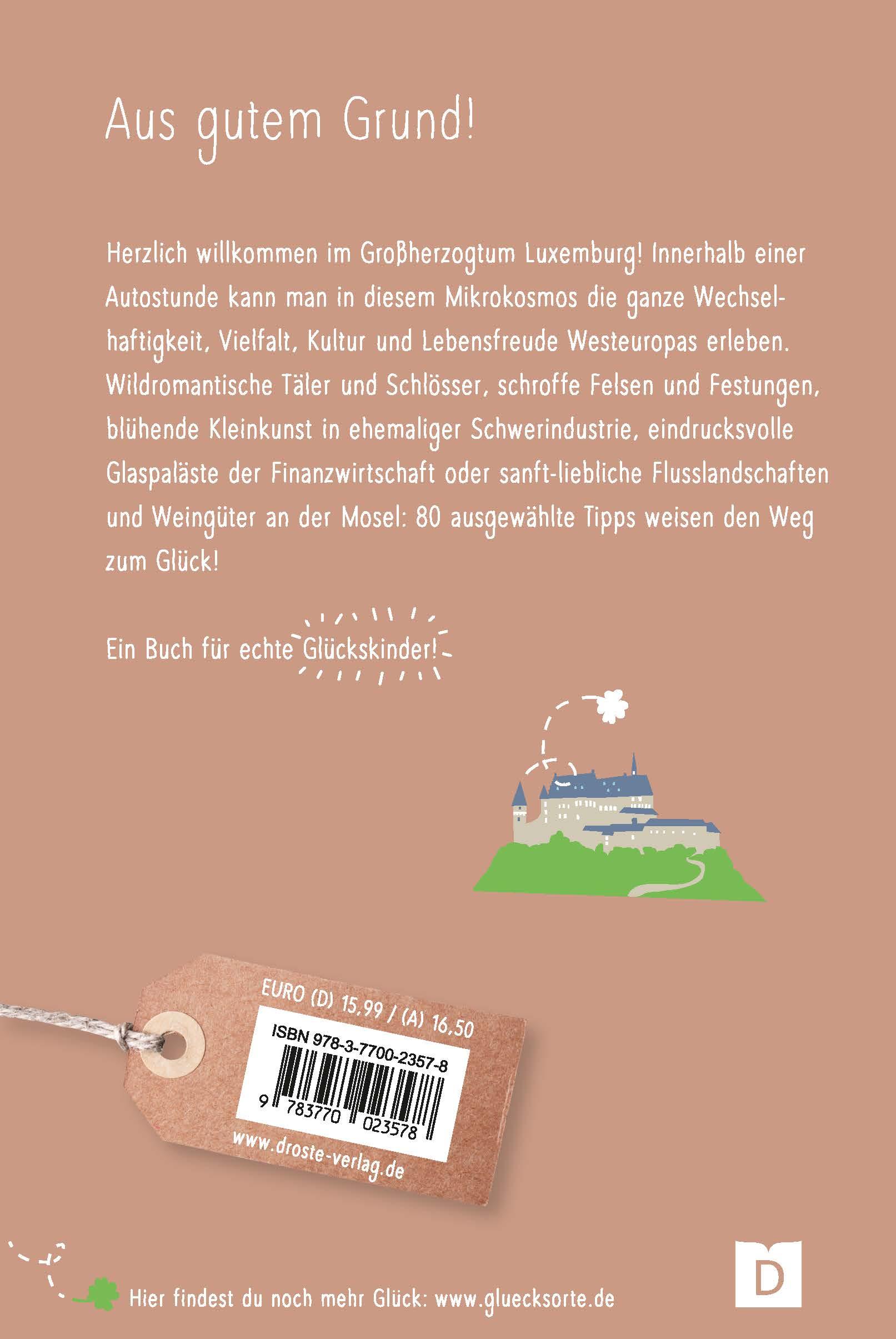 Rückseitencover Glücksorte in Luxemburg