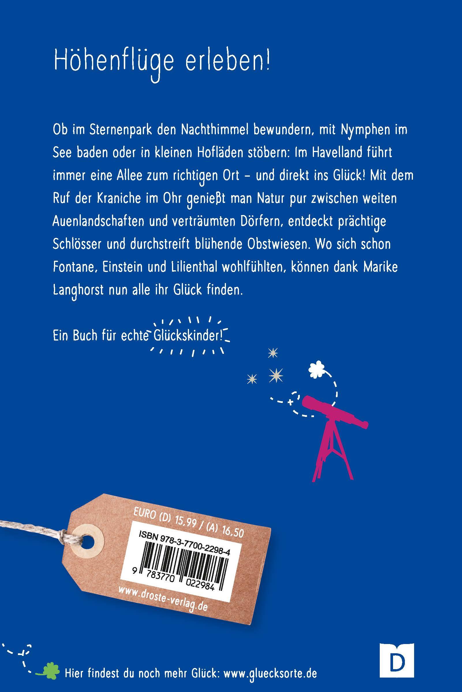 Rückseitencover Glücksorte im Havelland