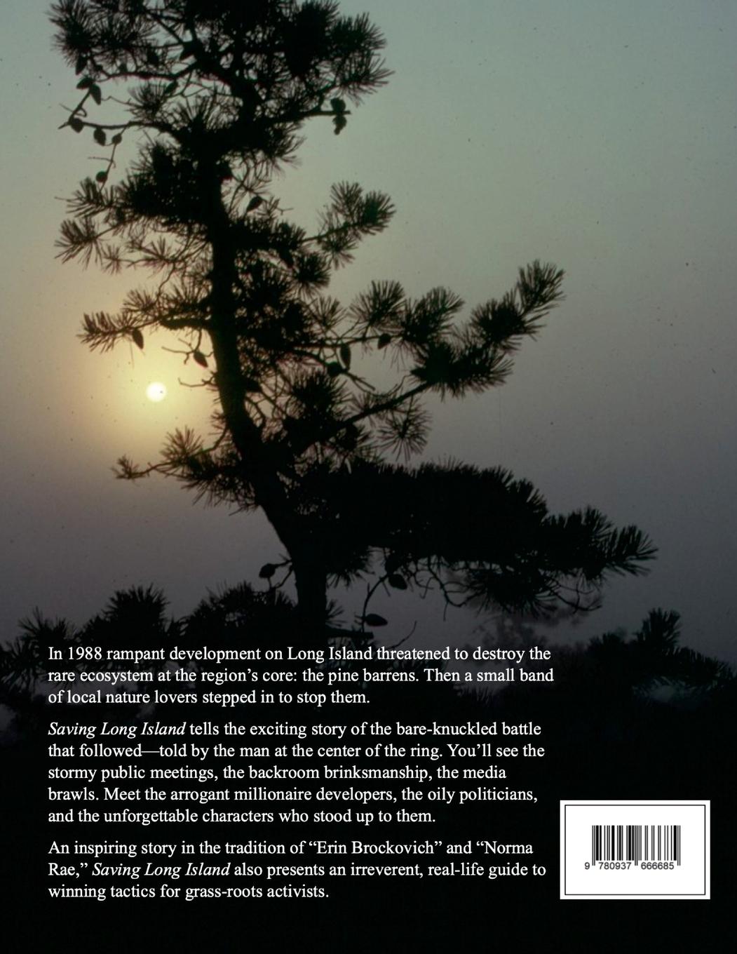 Rückseitencover Saving Long Island   The David-and-Goliath Battle to Preserve the Pine Barrens