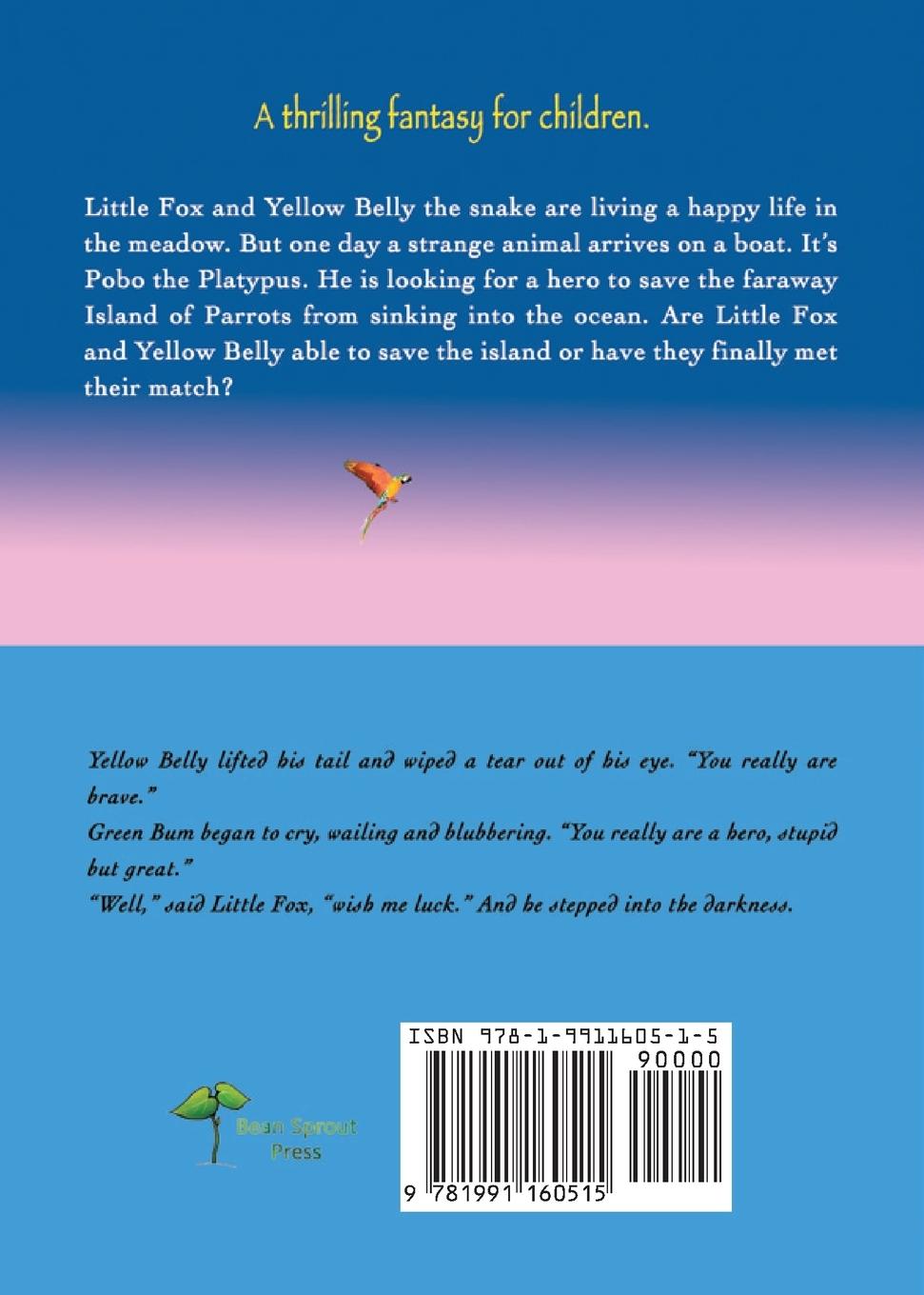 Rückseitencover Little Fox and the Island of Parrots