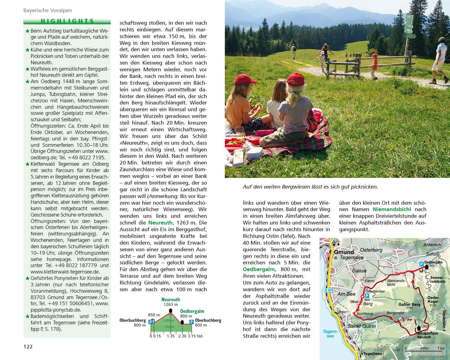 Beispielinhalt (Bild) ErlebnisWandern mit Kindern Münchner Berge