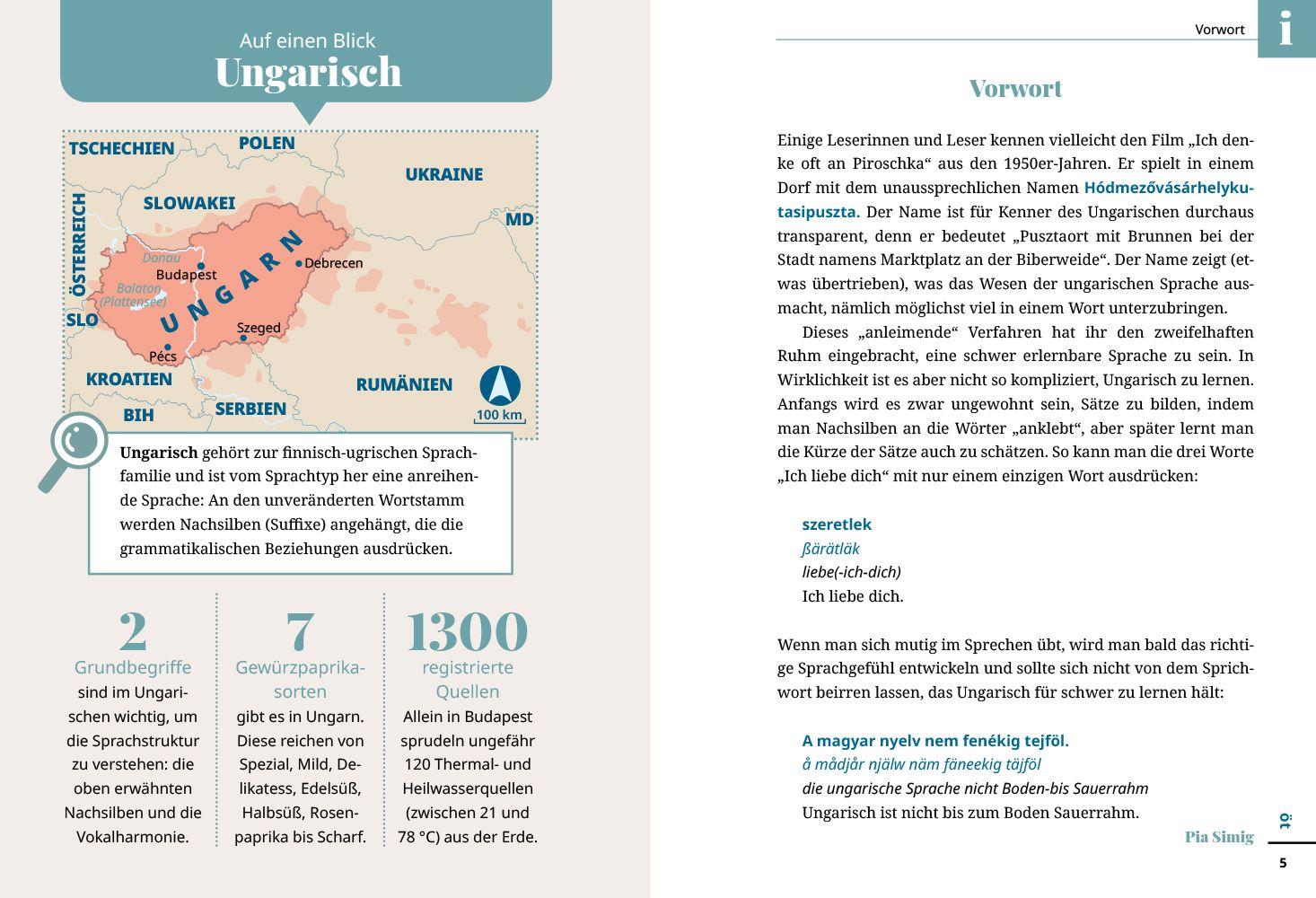 Beispielinhalt (Bild) Reise Know-How Sprachführer  Ungarisch - Wort für Wort