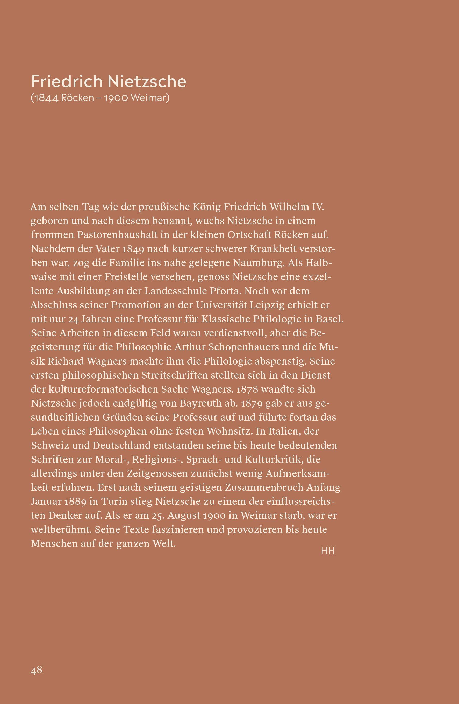 Beispielinhalt (Bild) Nietzsche-Archiv