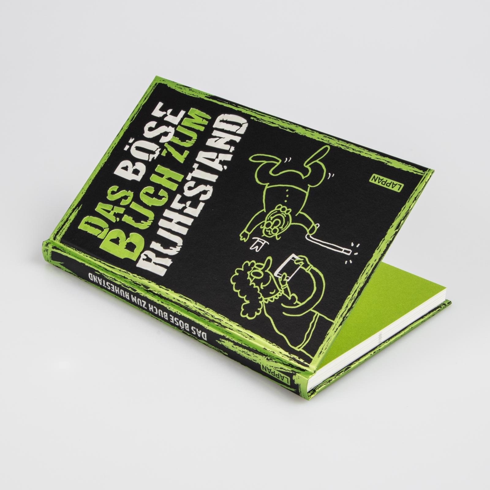 Beispielinhalt (Bild) Das böse Buch zum Ruhestand