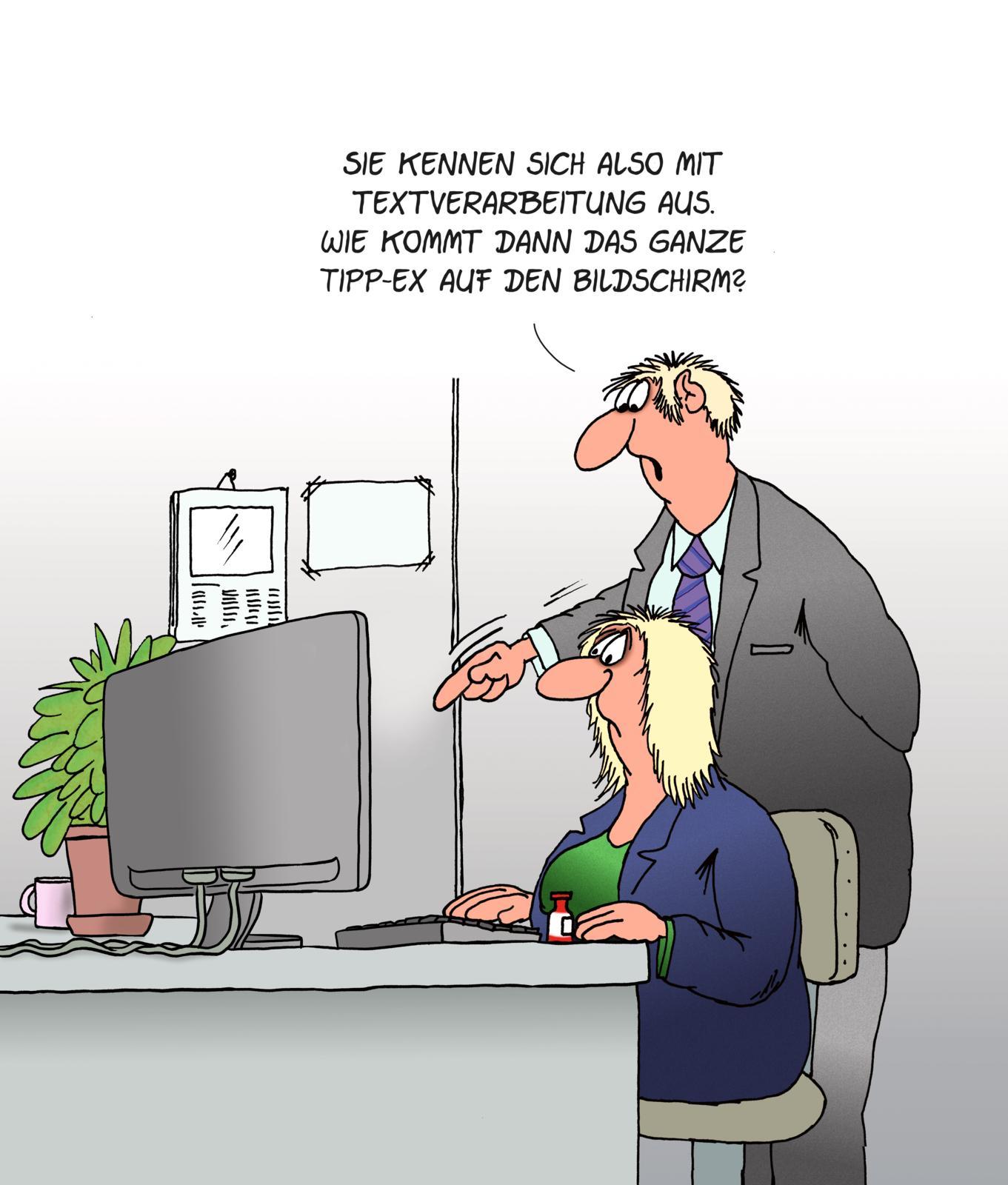 Beispielinhalt (Bild) Uli Stein: Freizeit & Beruf: Online