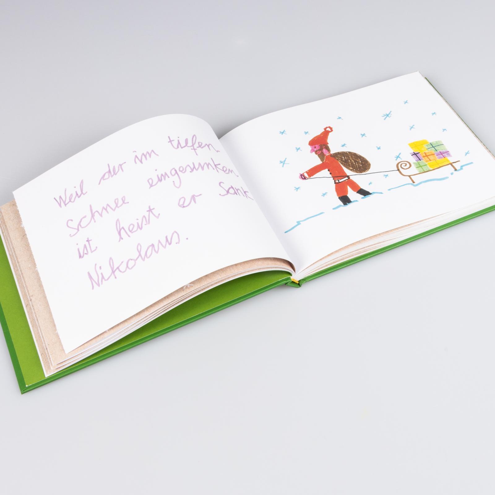 Beispielinhalt (Bild) Maria war nur schwanger bis zur Geburt - Adventskalender mit 24 Kinderweisheiten