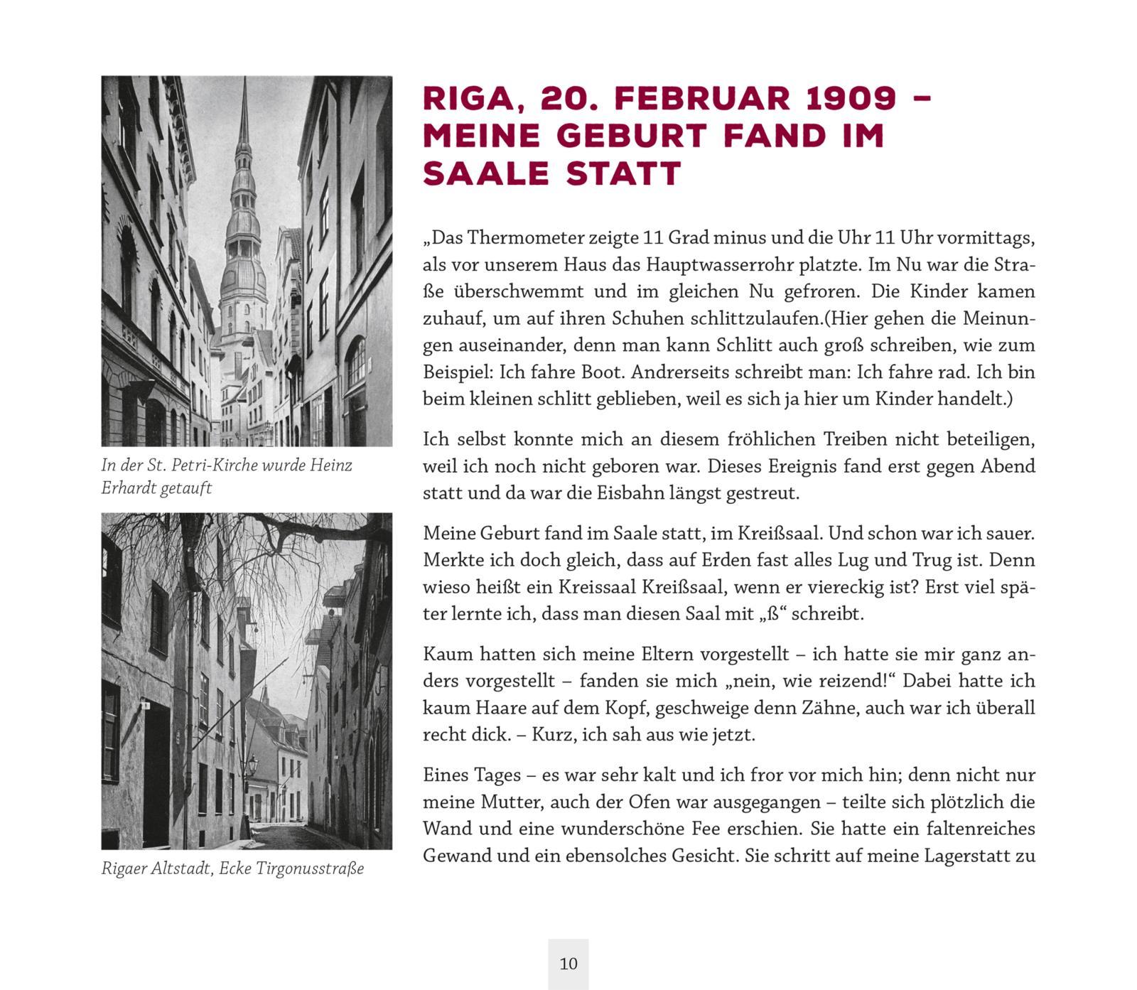 Beispielinhalt (Bild) Heinz Erhardt: Mein Leben