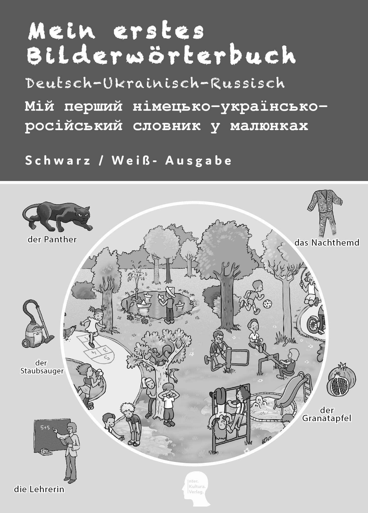 Vorderes Coverbild Mein erstes Bilderwörterbuch Deutsch-Ukrainisch-Russisch