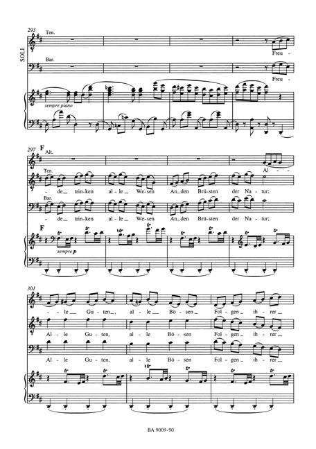 Beispielinhalt (Bild) Symphonie Nr. 9 in d-Moll op. 125
