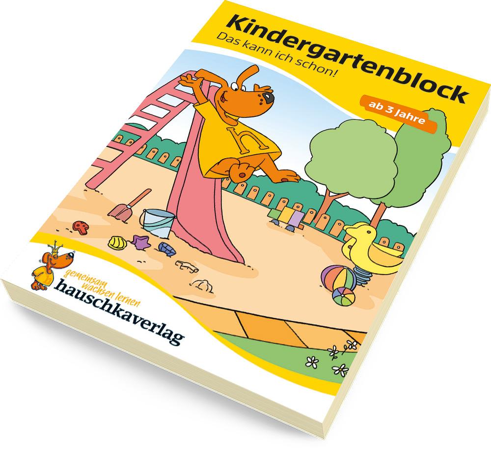 Beispielinhalt (Bild) Kindergartenblock ab 3 Jahre - Das kann ich schon!