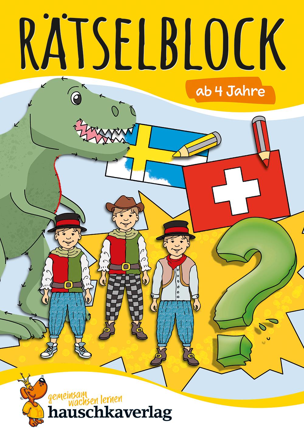 Vorderes Coverbild Rätselblock ab 4 Jahre