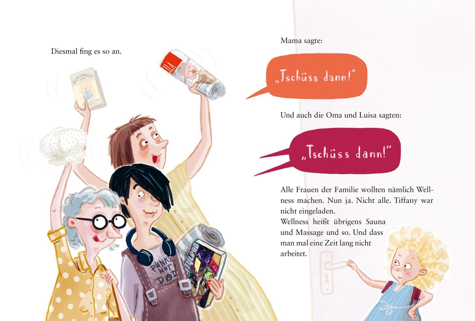 Beispielinhalt (Bild) Der Tag, an dem Tiffany das Wasser aus der Wanne geschaukelt hat