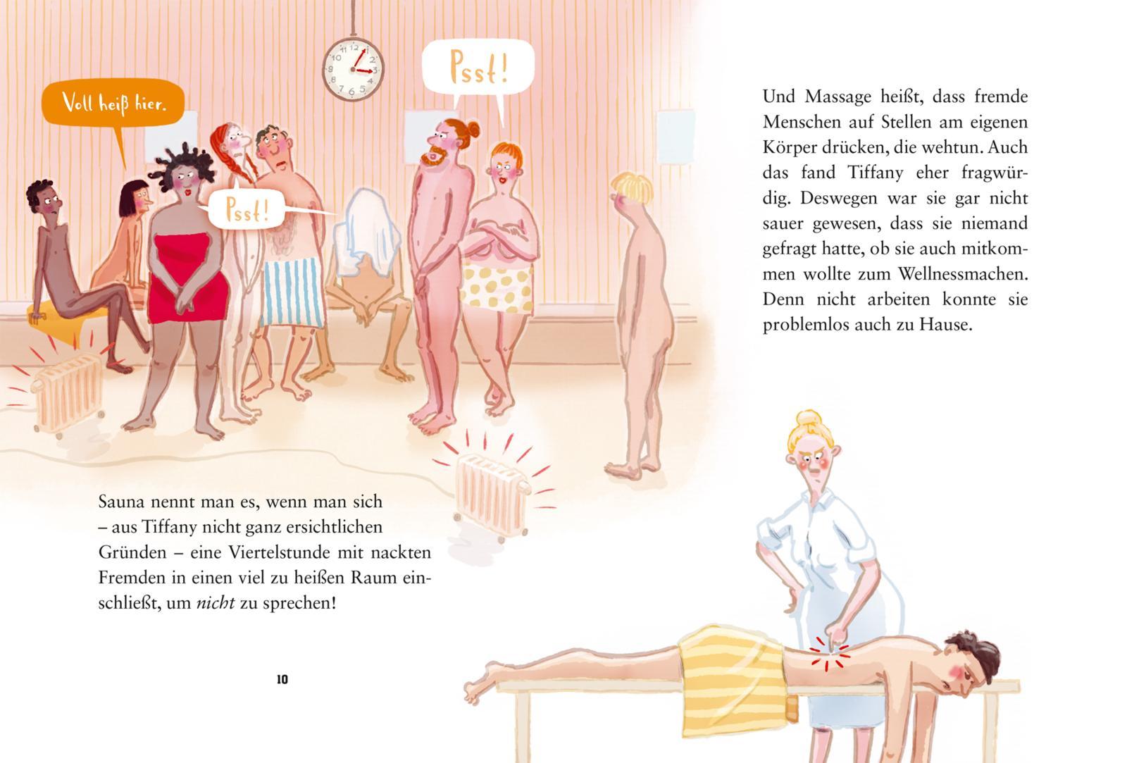 Beispielinhalt (Bild) Der Tag, an dem Tiffany das Wasser aus der Wanne geschaukelt hat