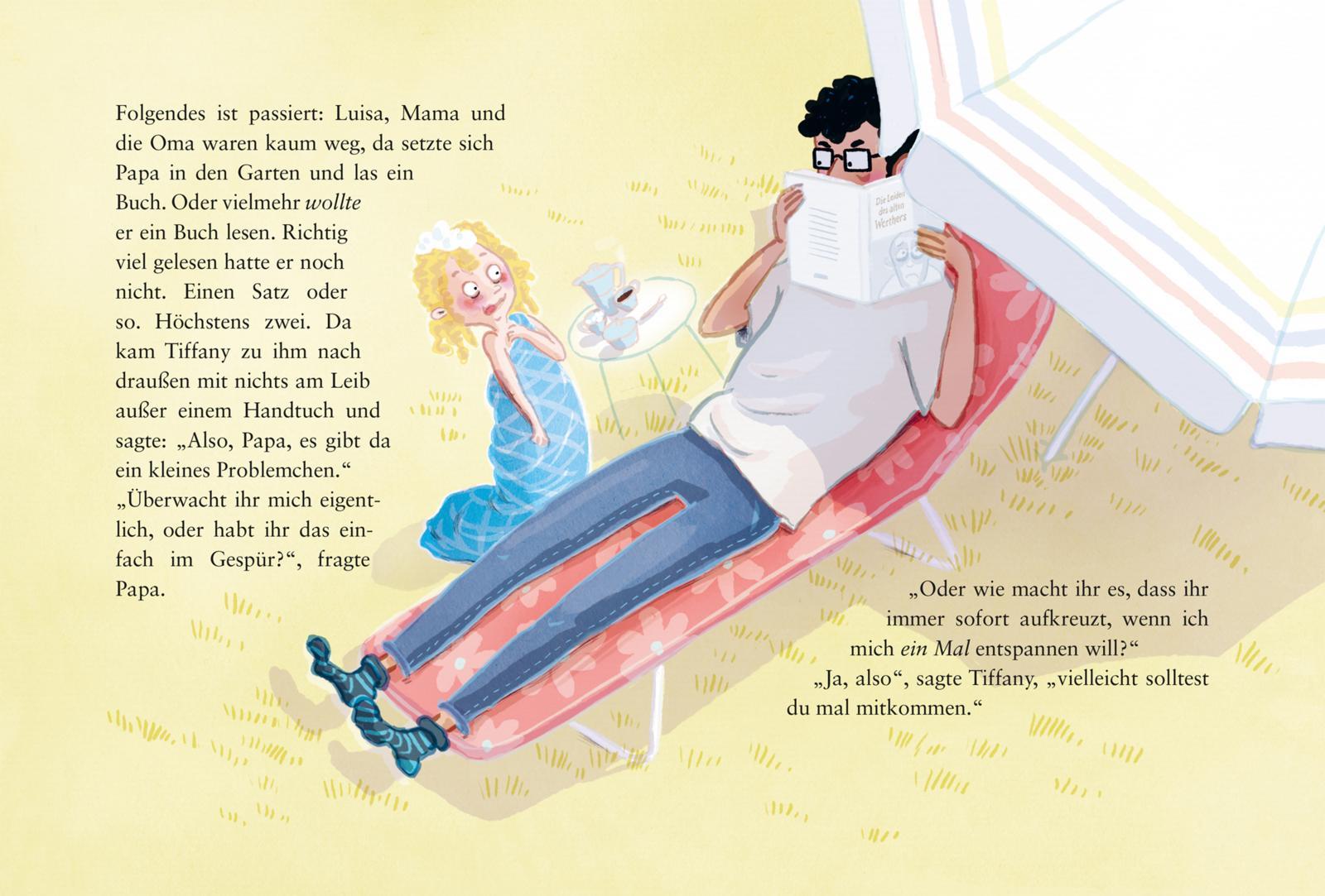 Beispielinhalt (Bild) Der Tag, an dem Tiffany das Wasser aus der Wanne geschaukelt hat