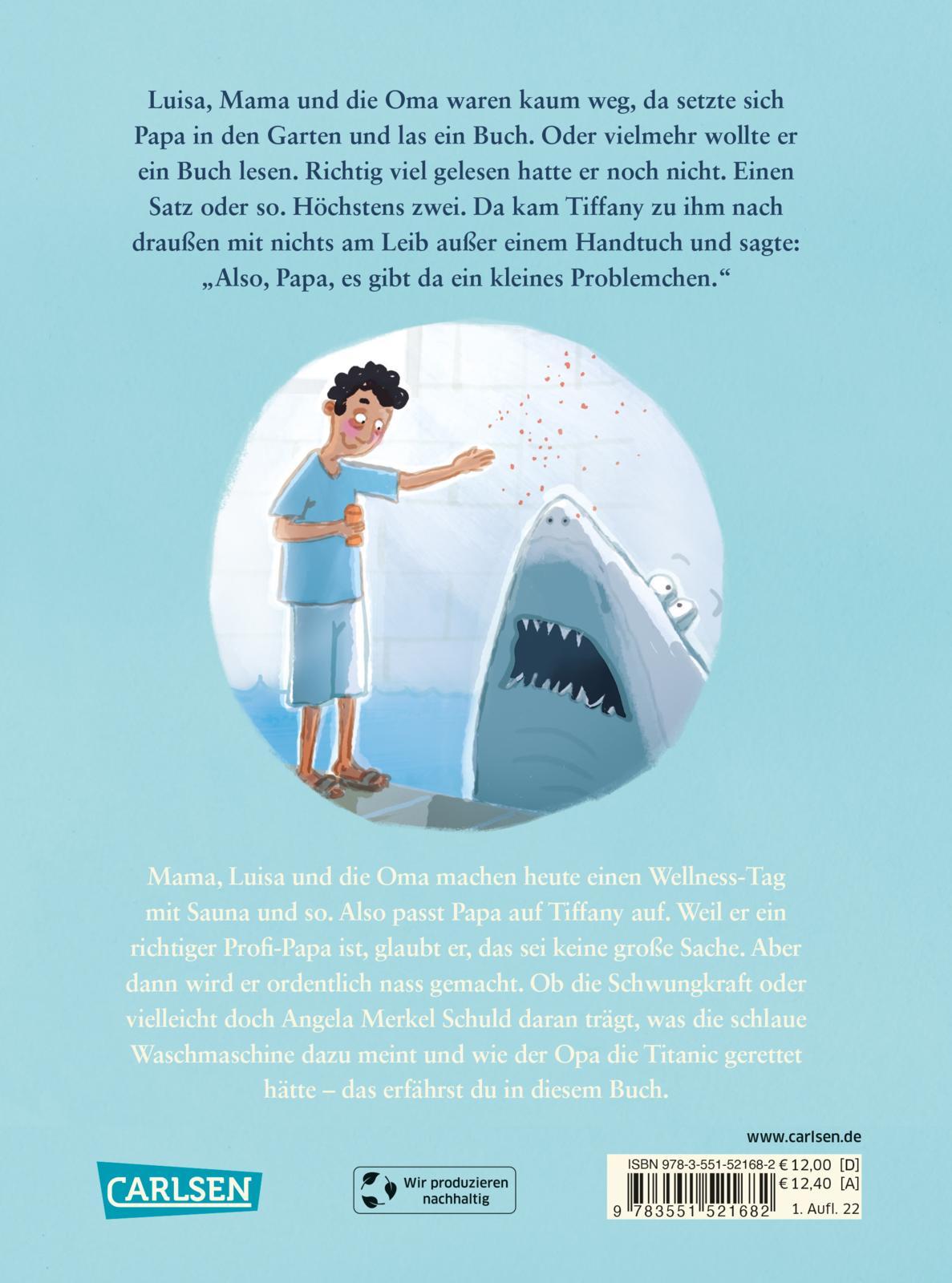 Rückseitencover Der Tag, an dem Tiffany das Wasser aus der Wanne geschaukelt hat