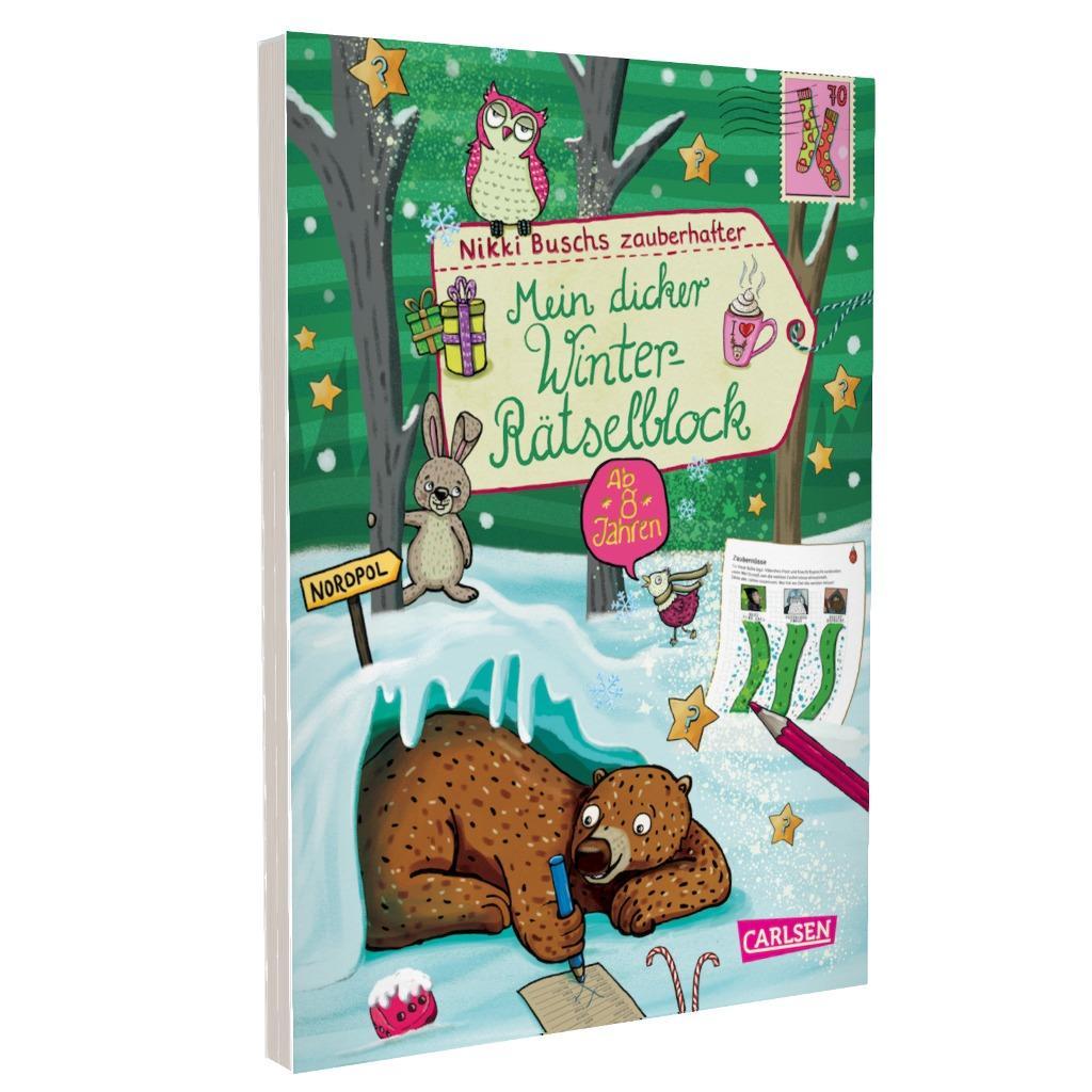Beispielinhalt (Bild) Mein dicker Winter-Rätselblock