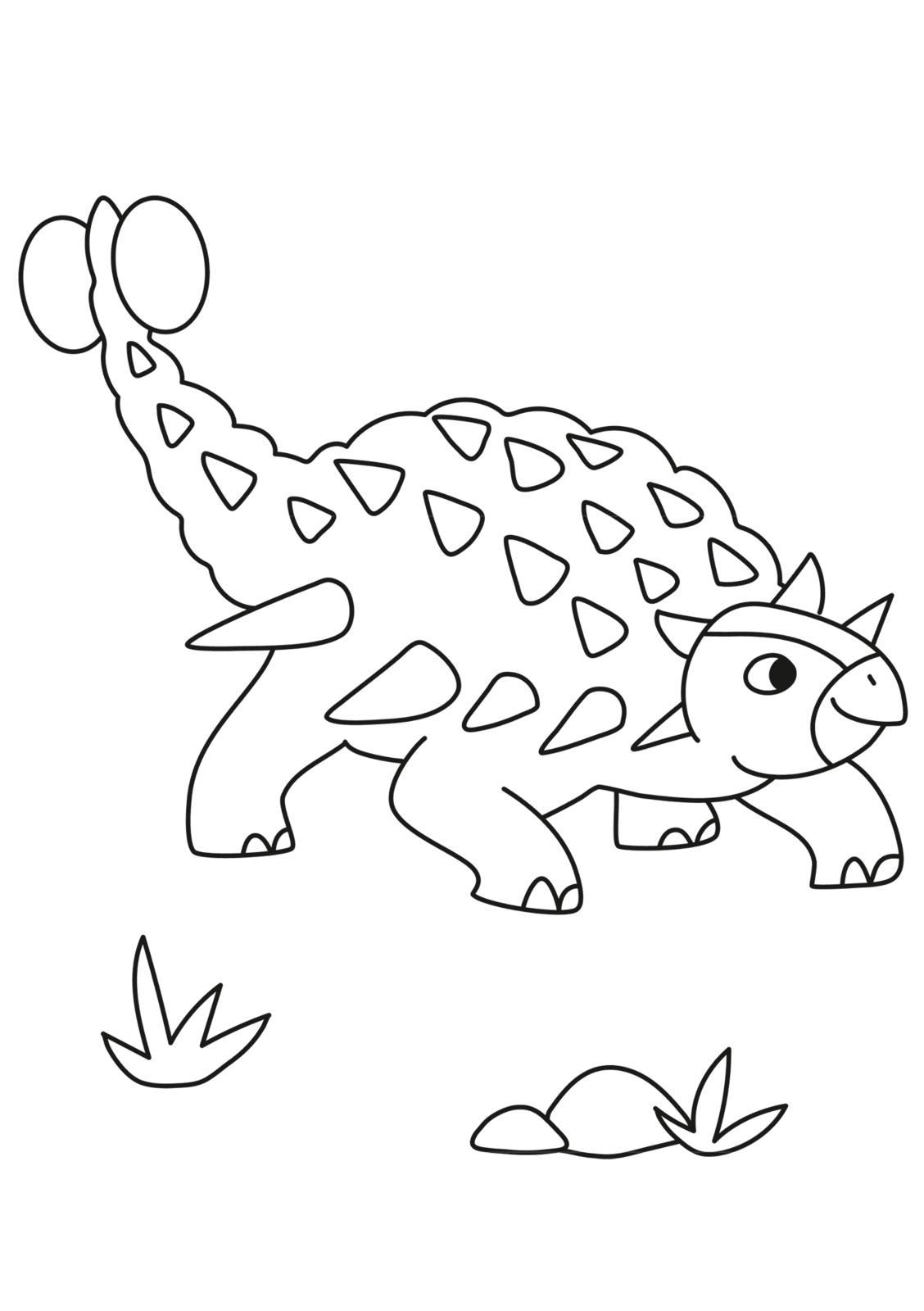 Beispielinhalt (Bild) Mein dicker Dinosaurier-Malblock