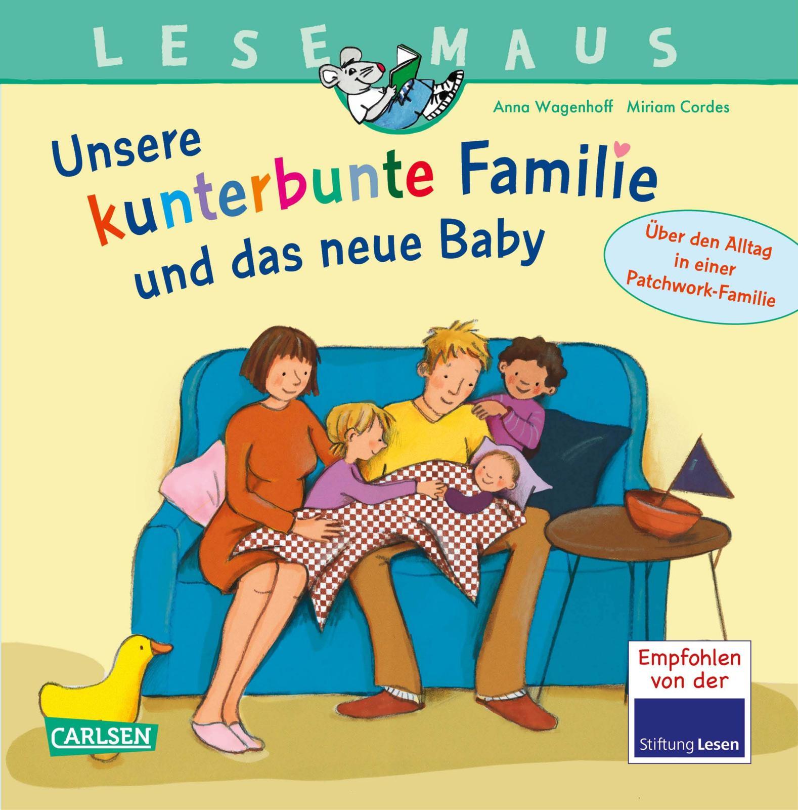 Vorderes Coverbild LESEMAUS 173: Unsere kunterbunte Familie und das neue Baby