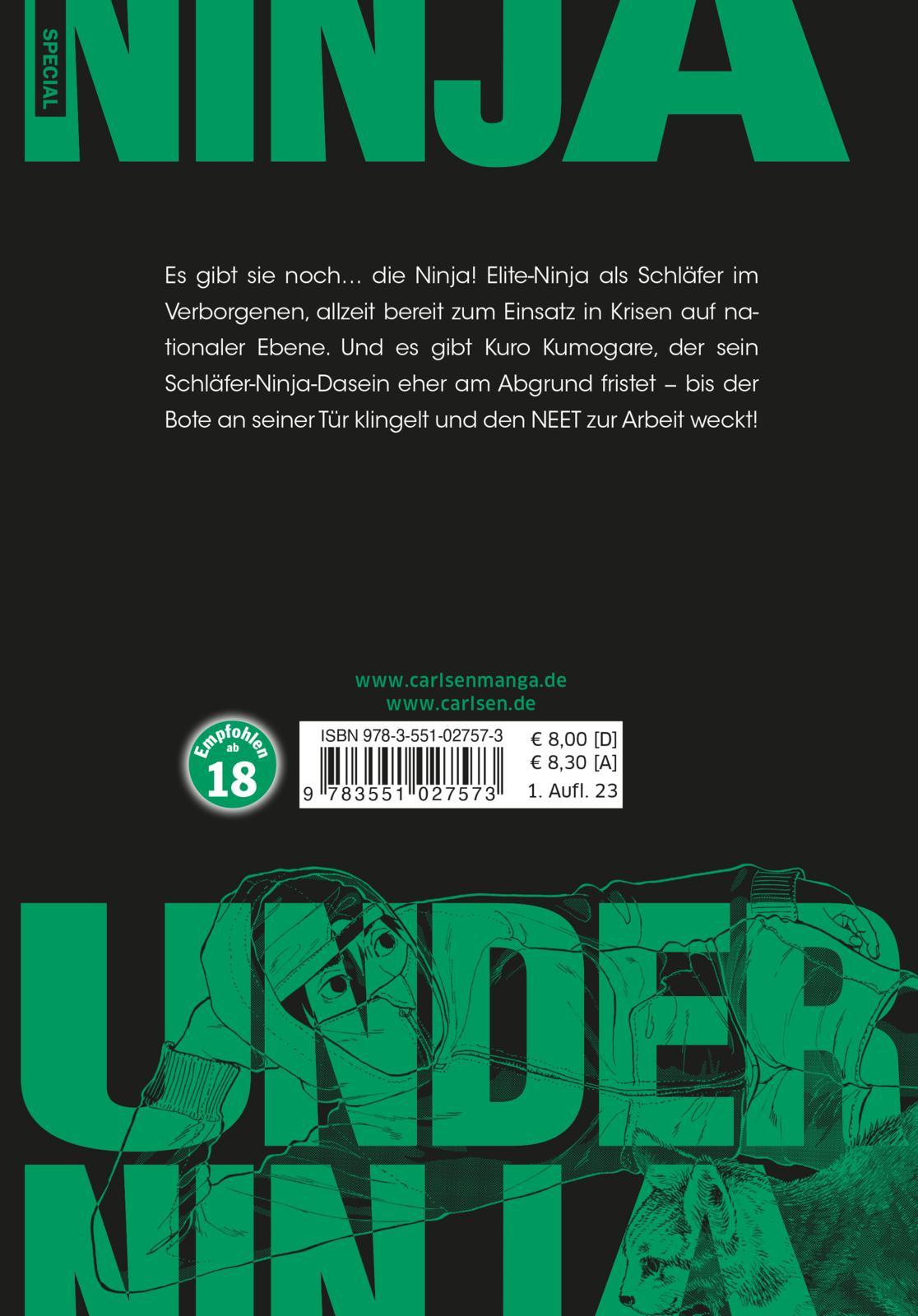 Rückseitencover Under Ninja 1