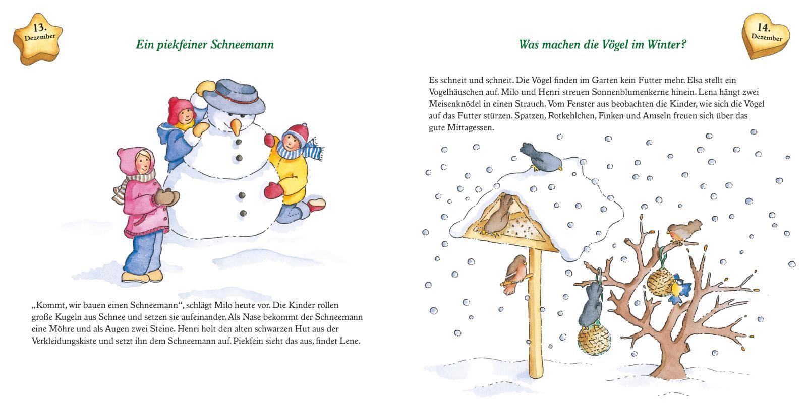 Beispielinhalt (Bild) LESEMAUS 24: Weihnachtszeit im Kindergarten