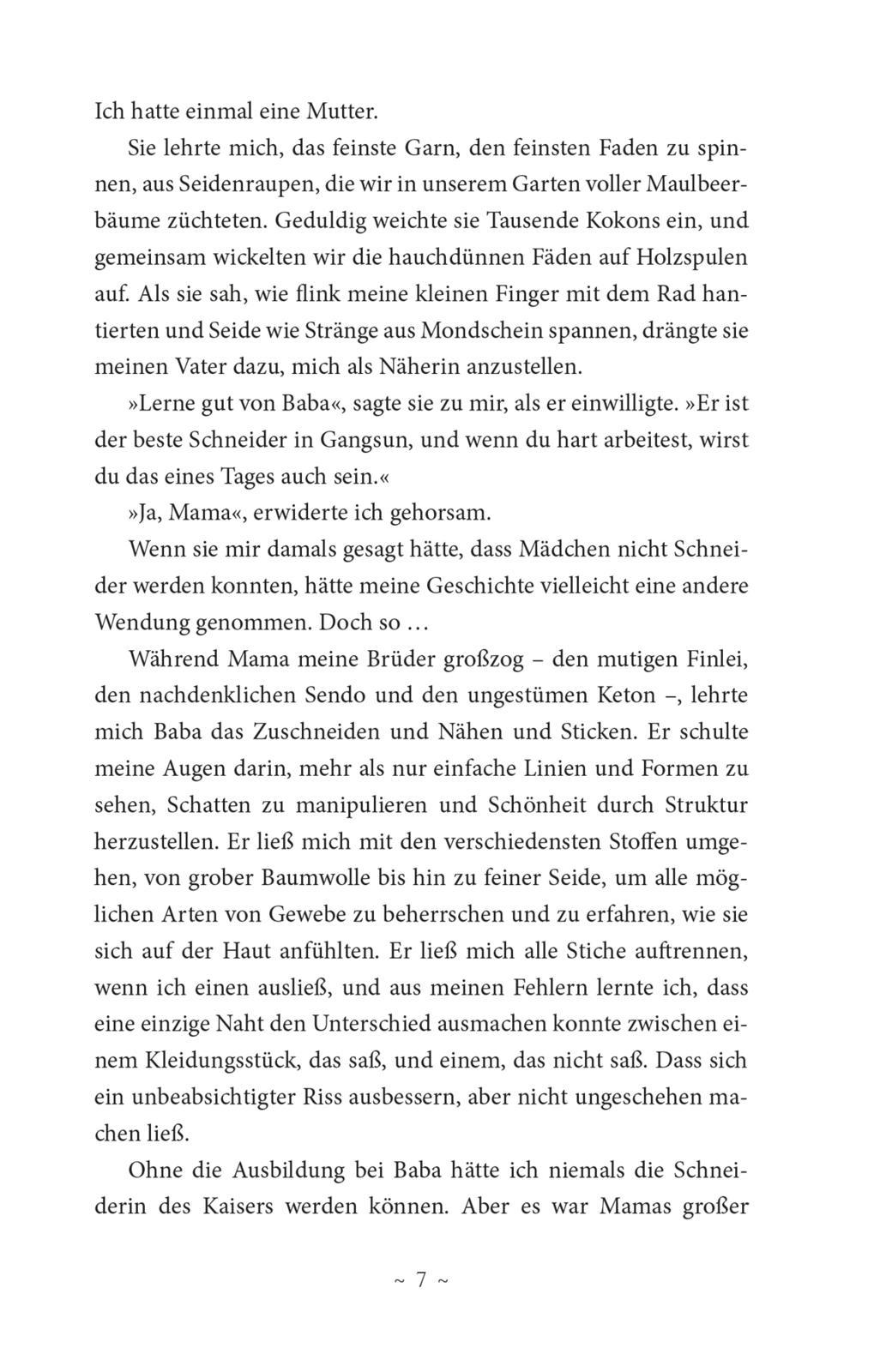 Beispielinhalt (Bild) Bestickt mit den Tränen des Mondes (Ein Kleid aus Seide und Sternen 2)