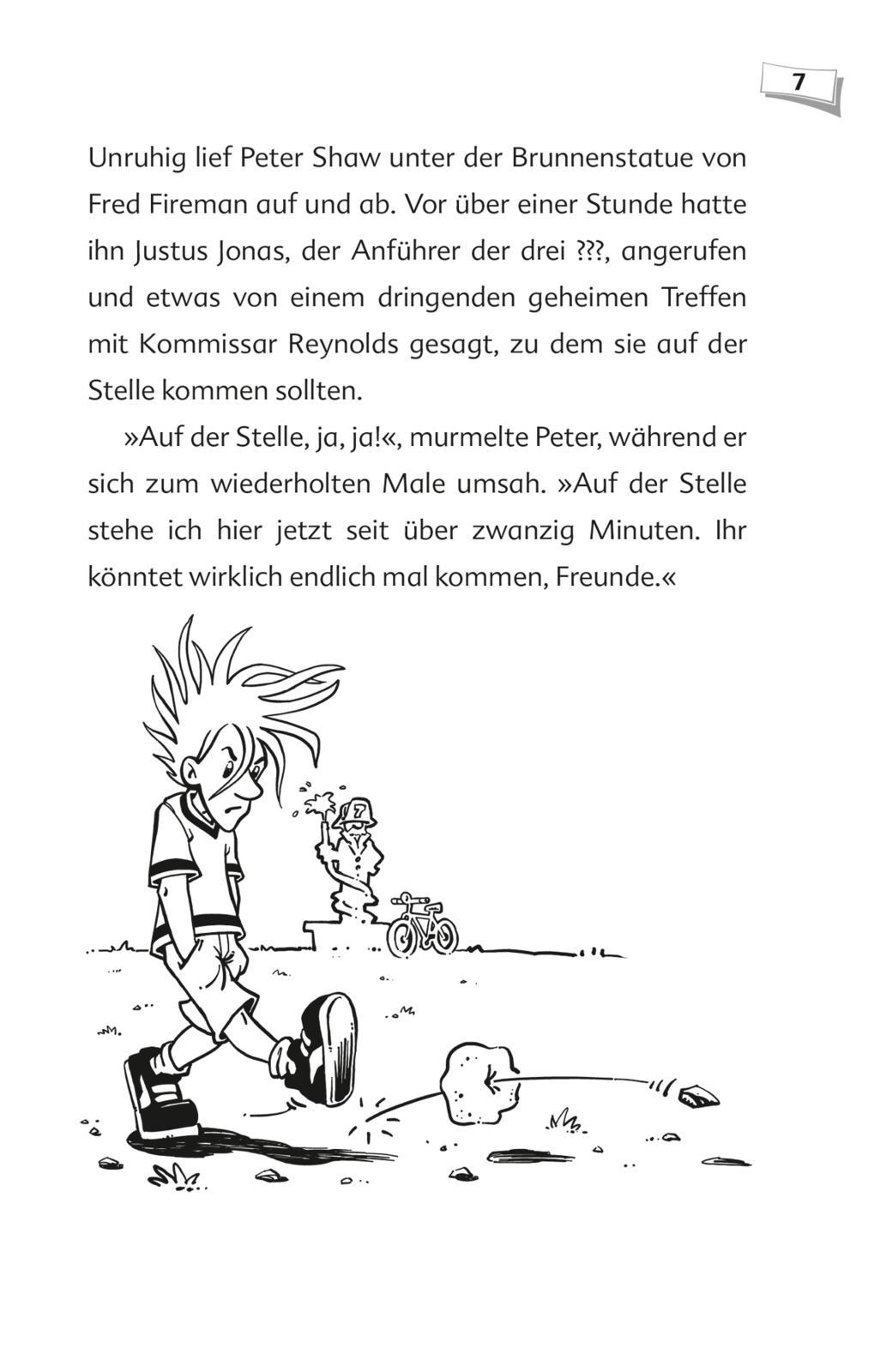 Beispielinhalt (Bild) Die drei ??? Kids Dein Fall: Angriff der Roboter