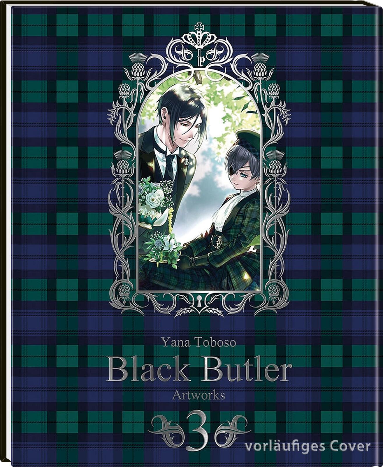 Vorderes Coverbild Black Butler Artworks, Band 3