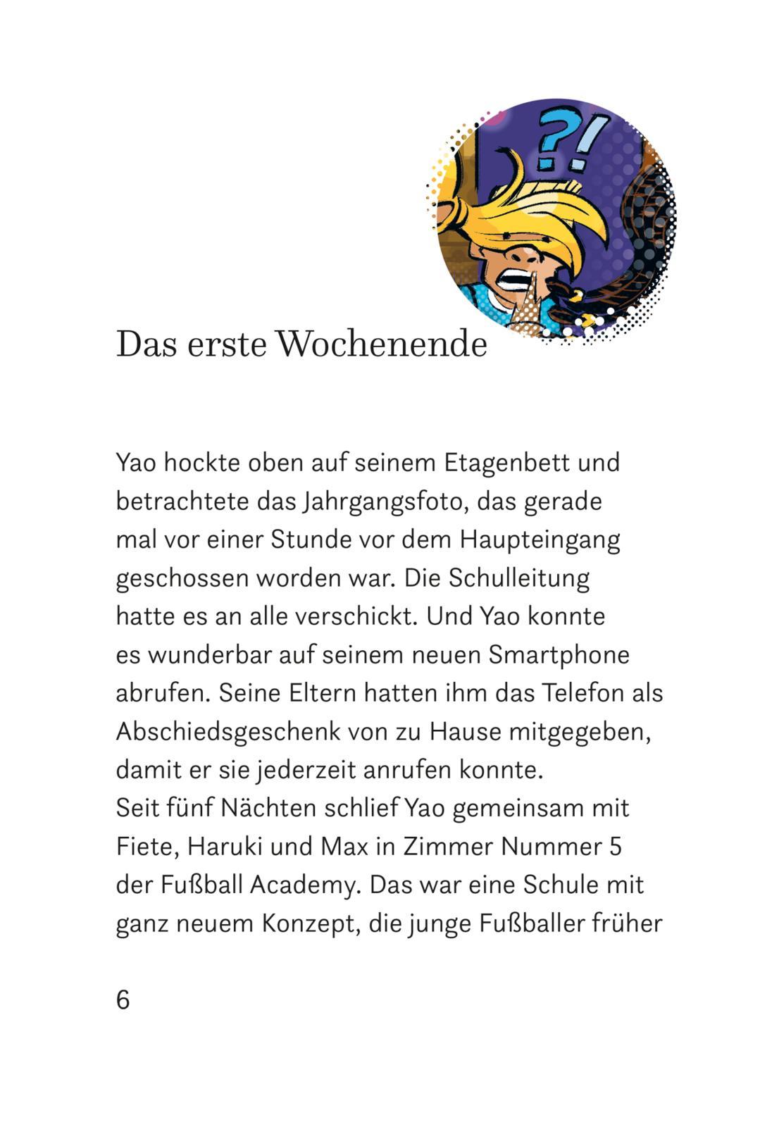 Beispielinhalt (Bild) Fußball Academy 2: Eine blöde Verletzung