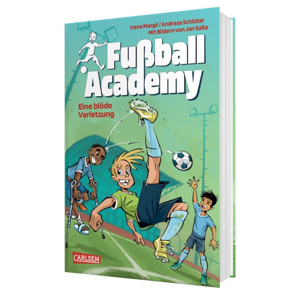 Beispielinhalt (Bild) Fußball Academy 2: Eine blöde Verletzung