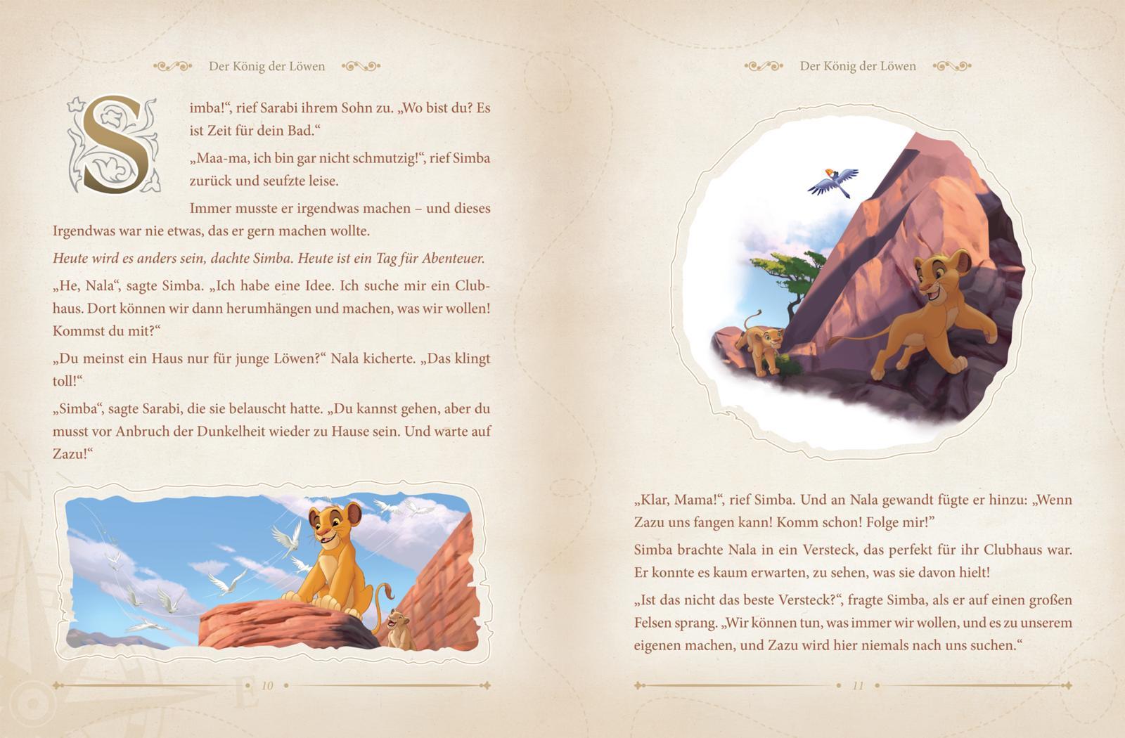 Beispielinhalt (Bild) Disney: Das große goldene Buch der Abenteuer-Geschichten