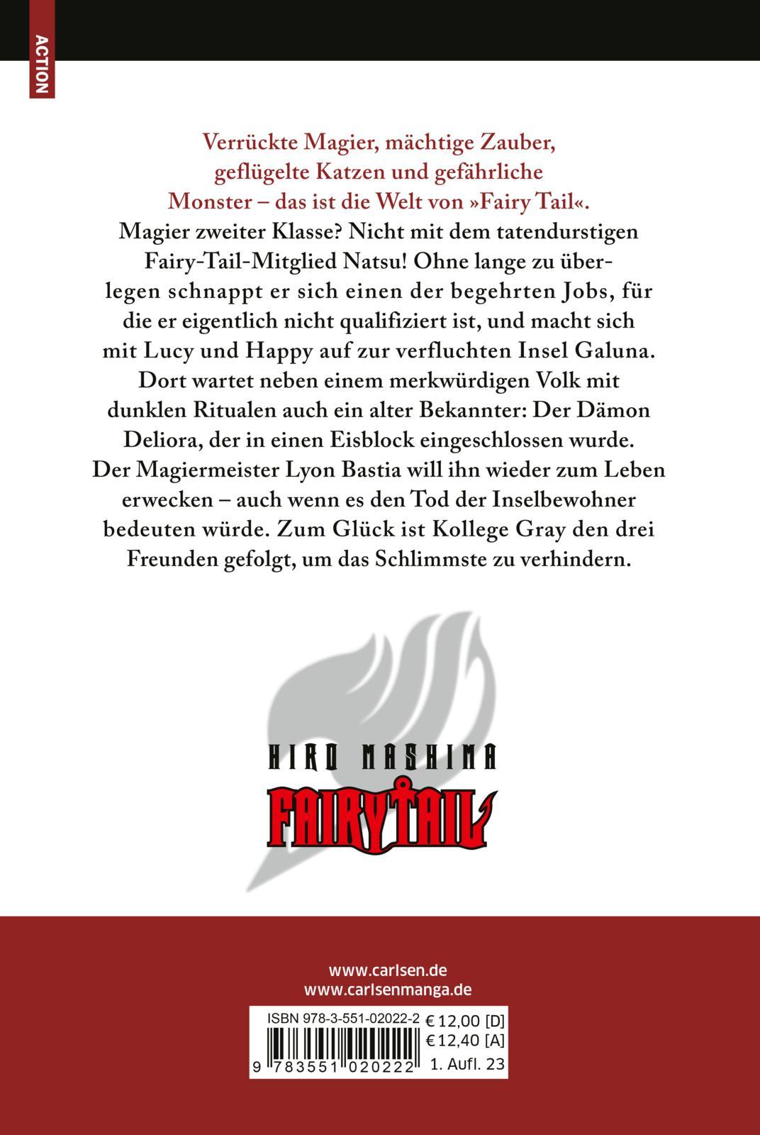 Rückseitencover Fairy Tail Massiv 2