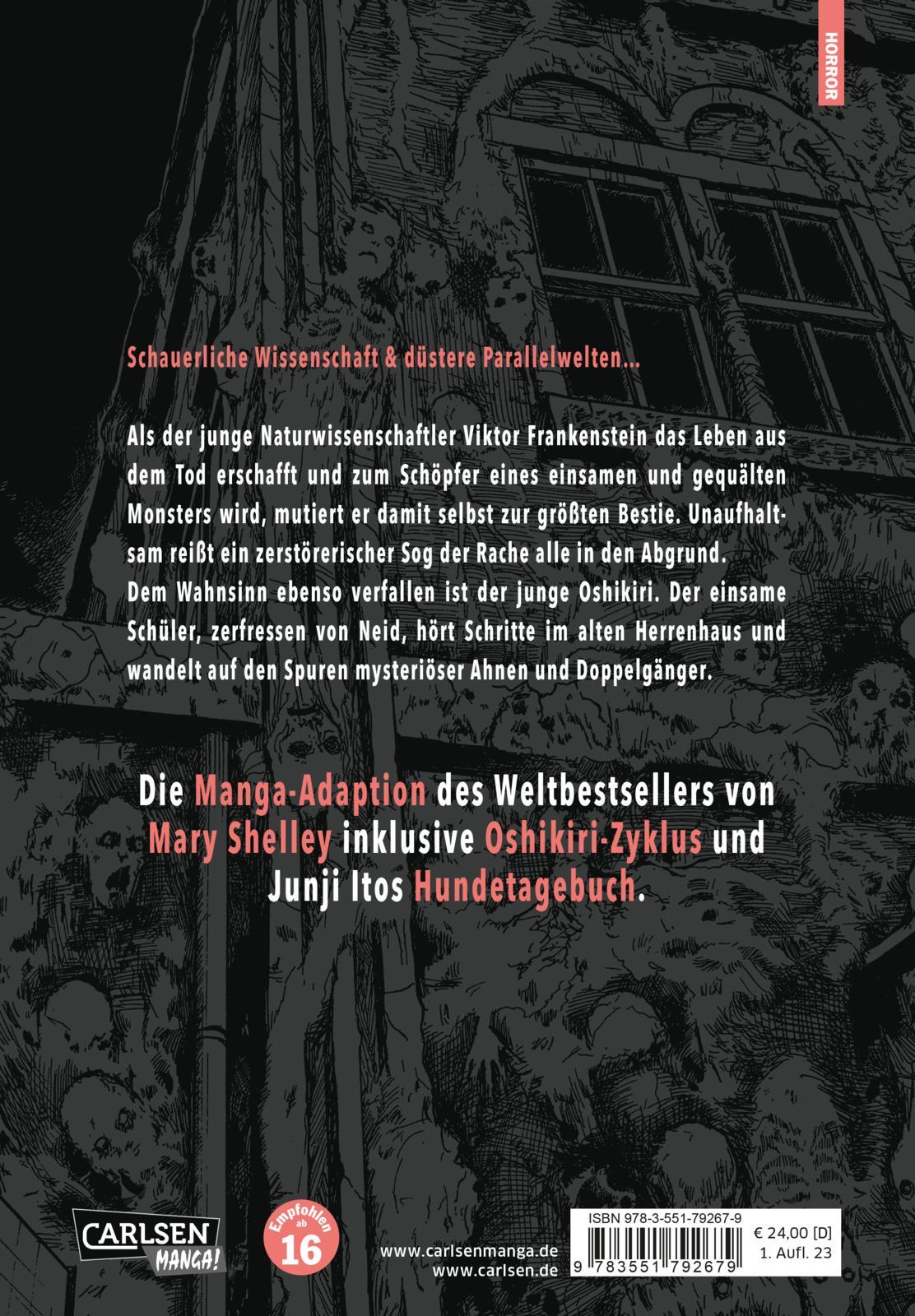 Rückseitencover Frankenstein