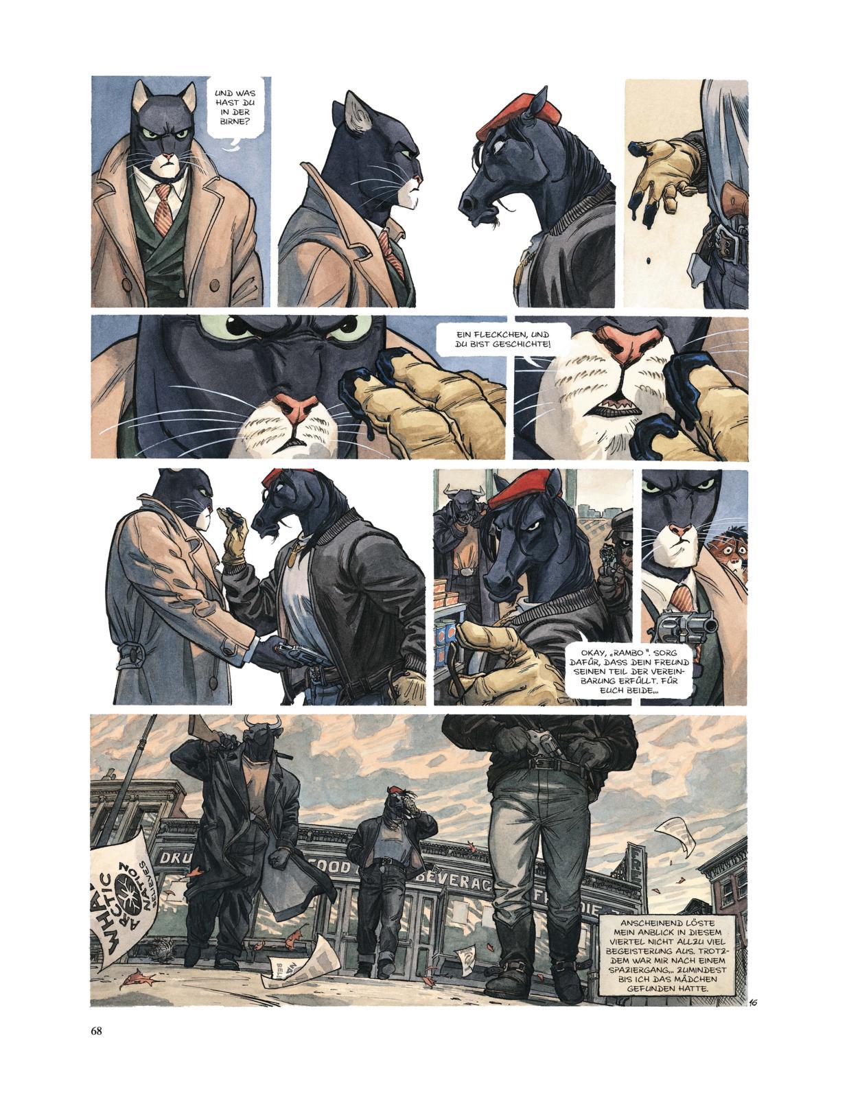 Beispielinhalt (Bild) Blacksad: Gesammelte Fälle - Neuausgabe