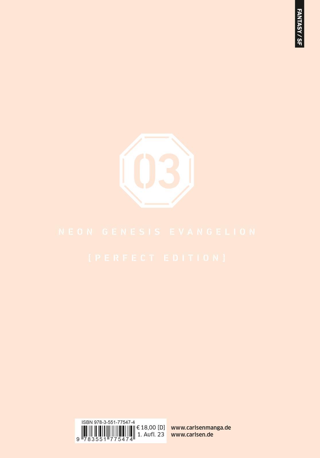 Rückseitencover Neon Genesis Evangelion - Perfect Edition 3