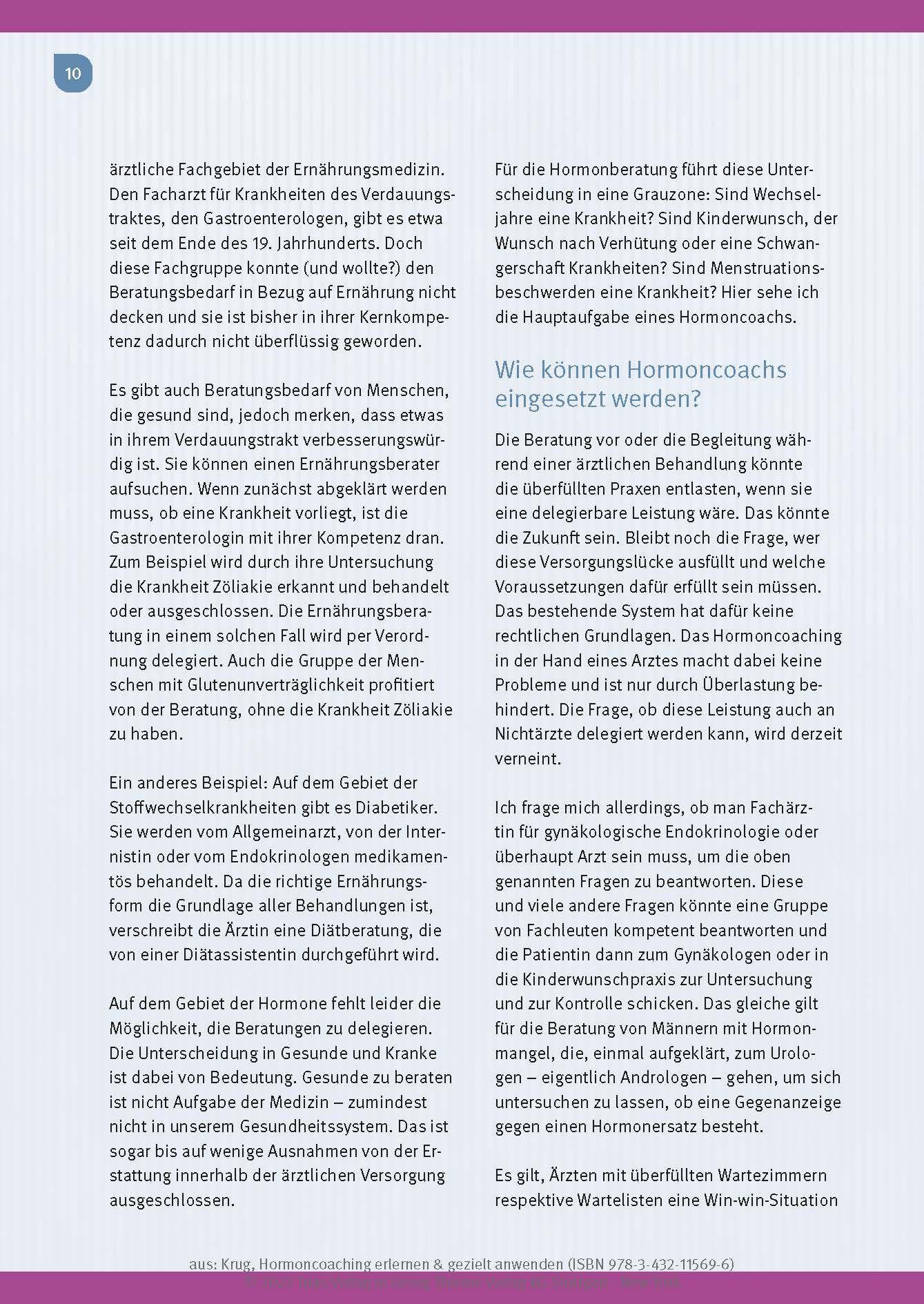 Beispielinhalt (Bild) Hormoncoaching erlernen & gezielt anwenden