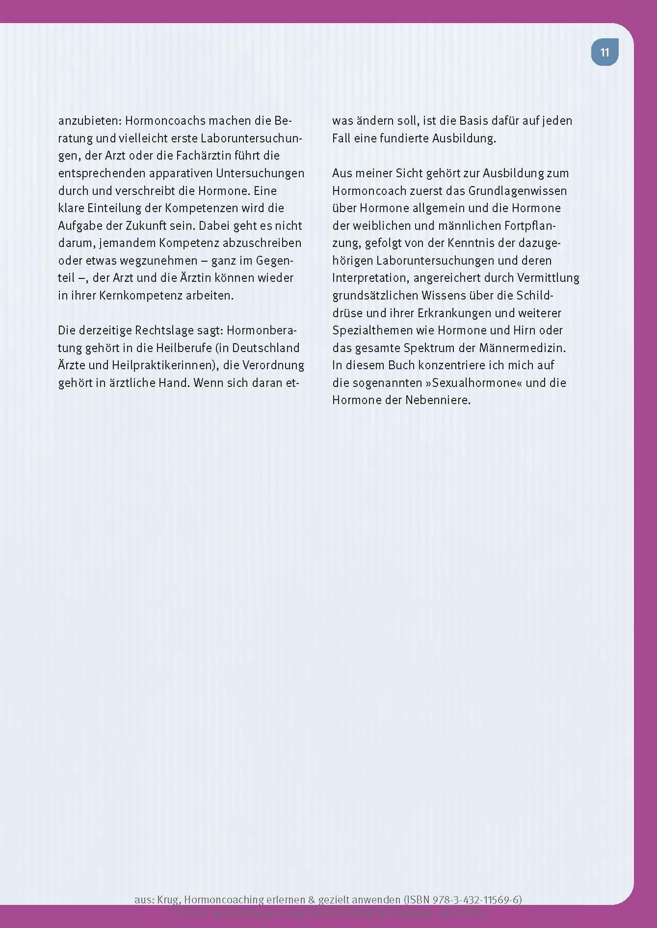 Beispielinhalt (Bild) Hormoncoaching erlernen & gezielt anwenden